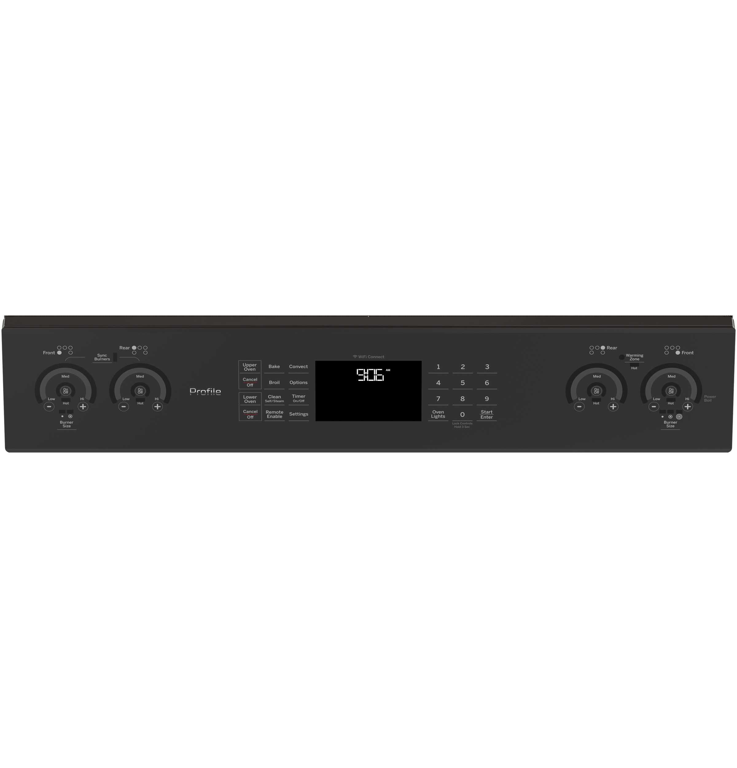30" Smart Slide-In Electric Double Oven Convection Range PS960BLTS