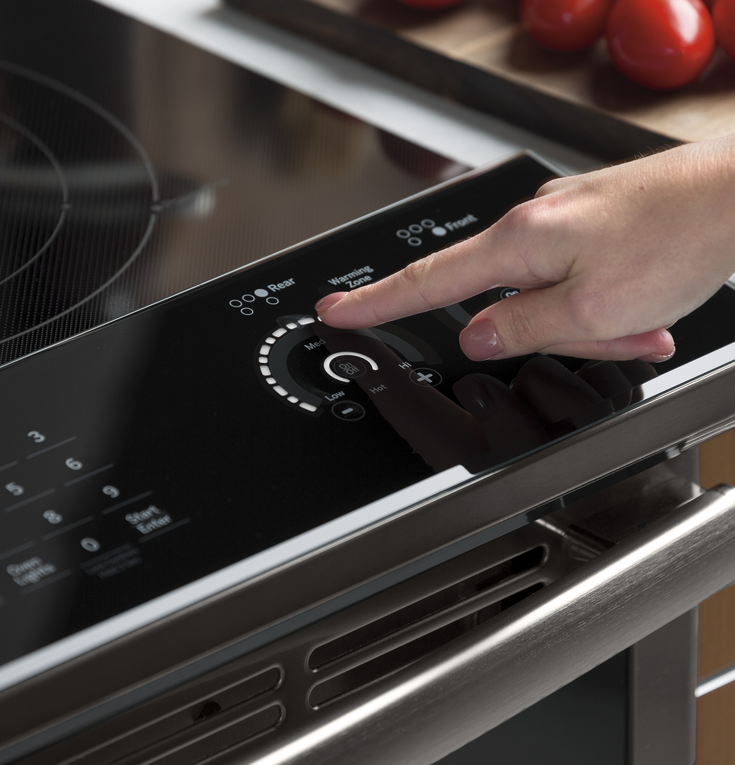 30" Smart Slide-In Electric Double Oven Convection Range PS960BLTS