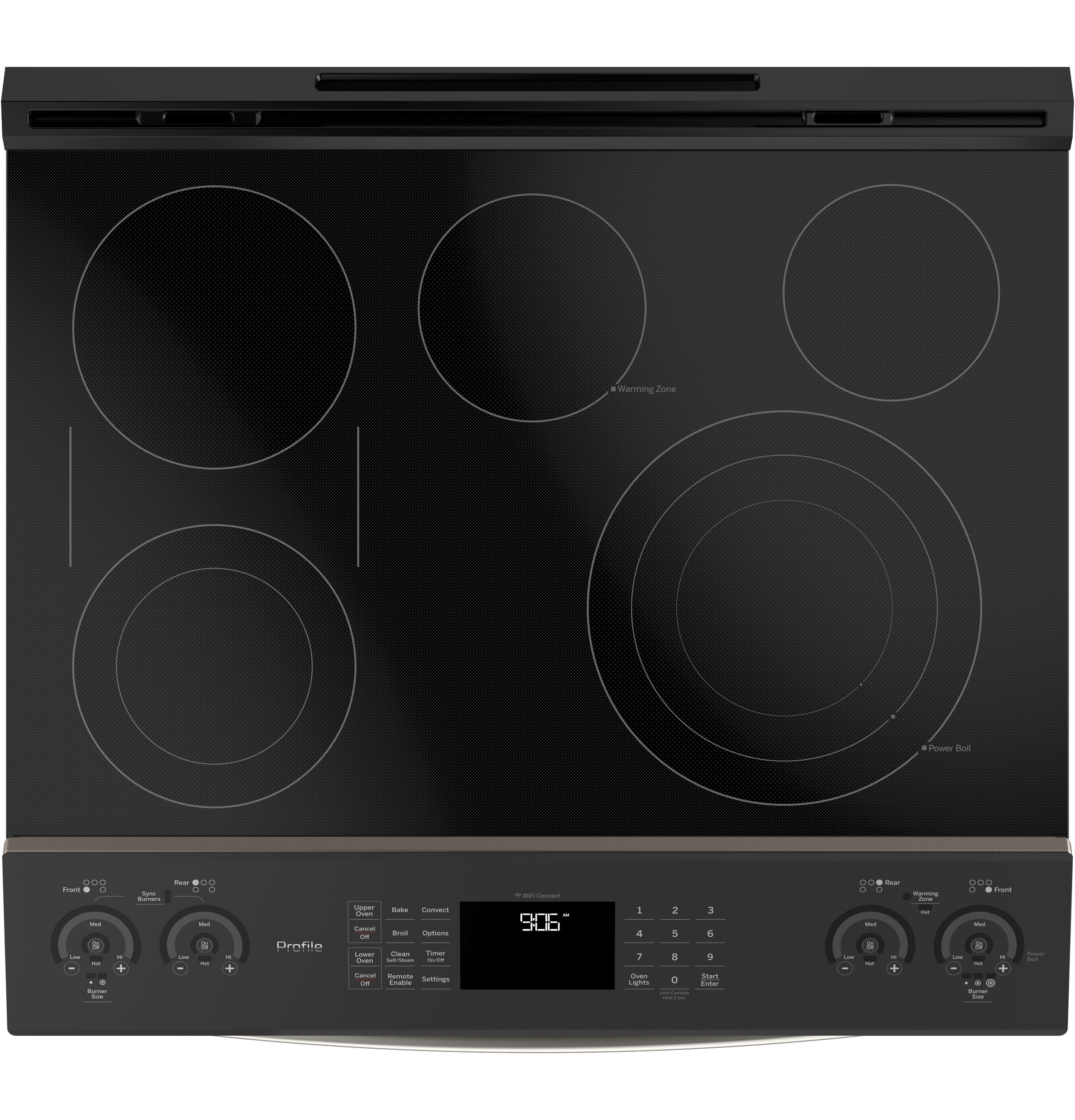 30" Smart Slide-In Electric Double Oven Convection Range PS960ELES, product image 2 of 14