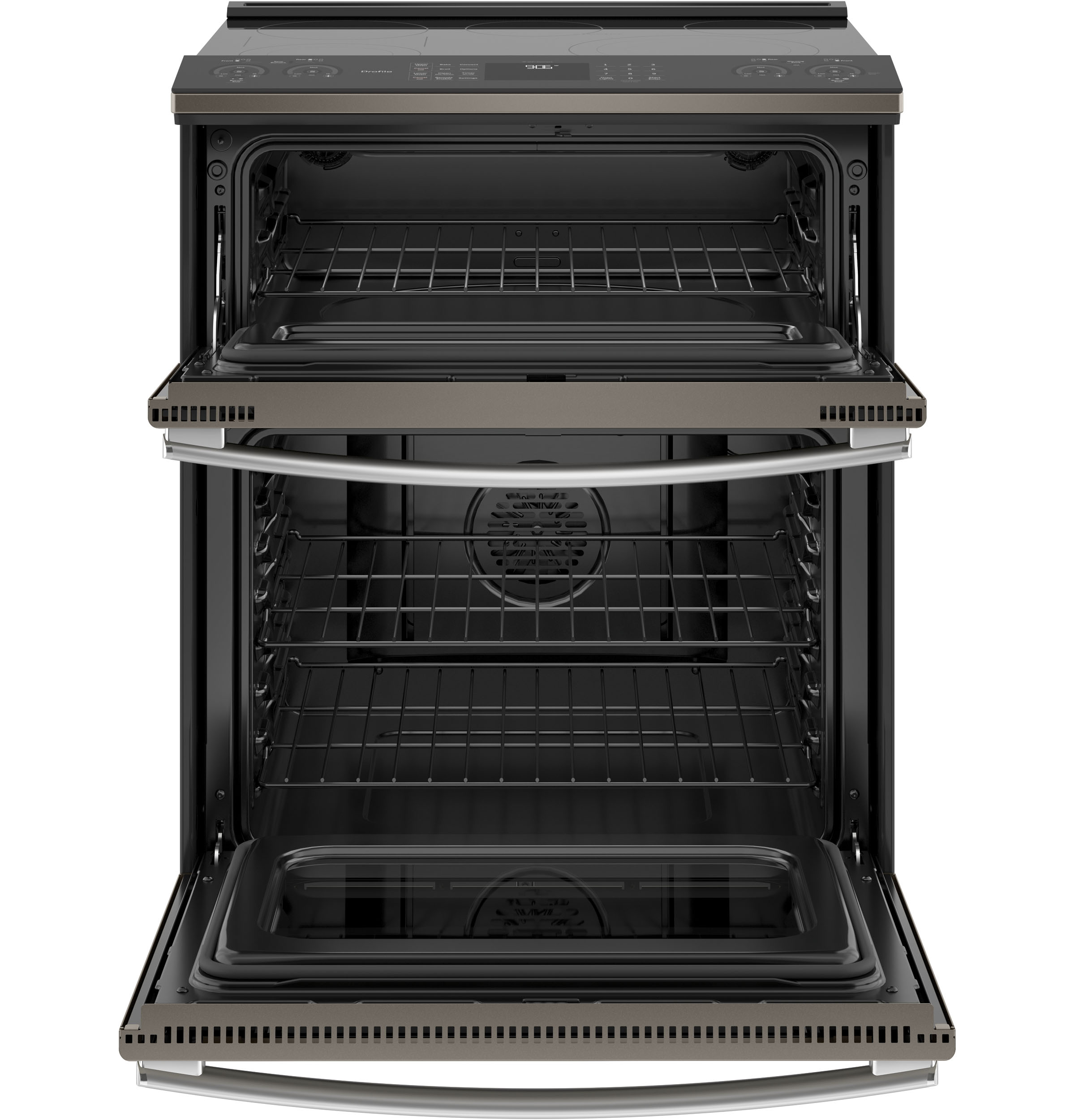 30" Smart Slide-In Electric Double Oven Convection Range PS960ELES, product image 3 of 14