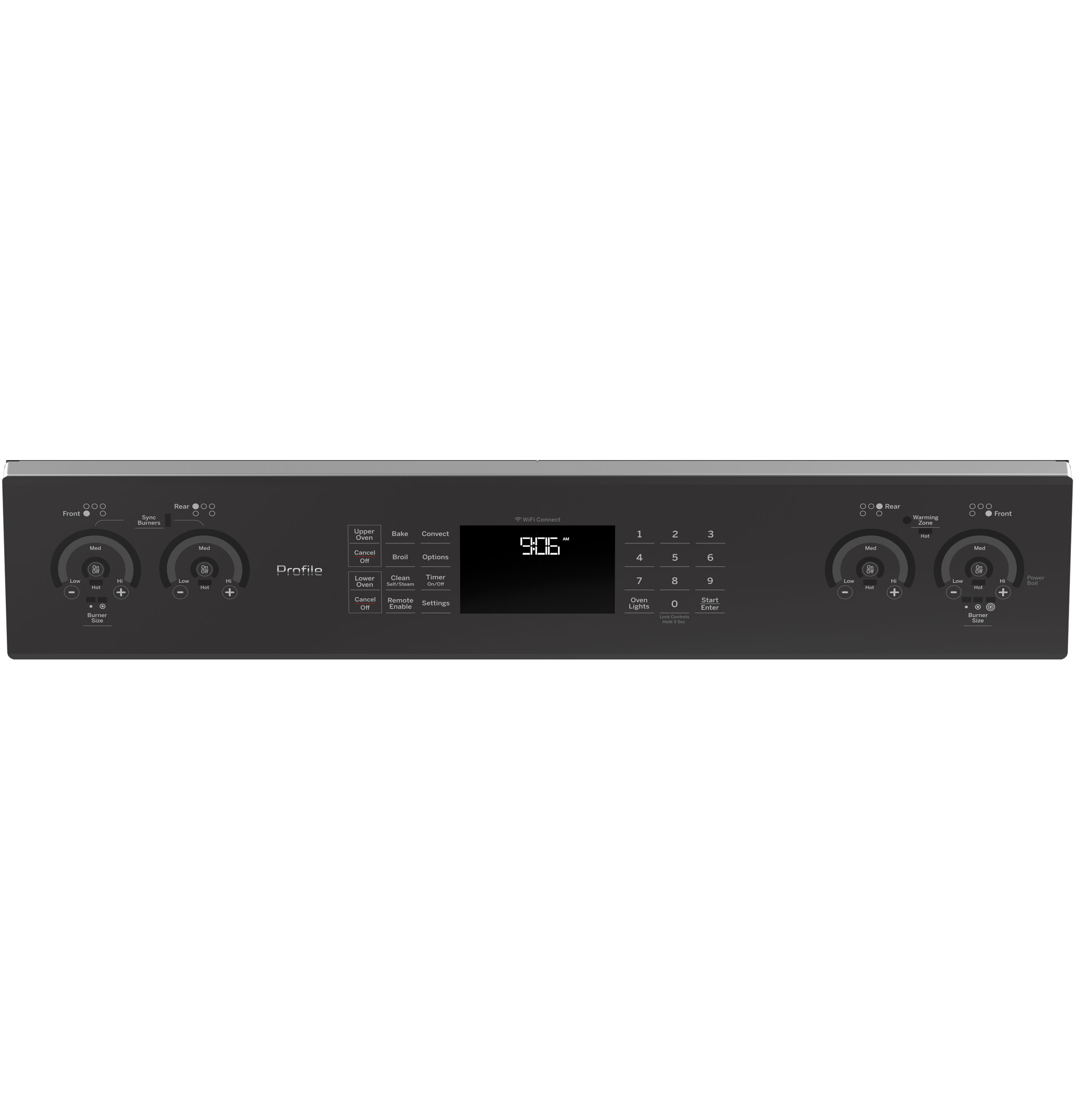 30" Smart Slide-In Electric Double Oven Convection Range PS960SLSS, product image 4 of 18
