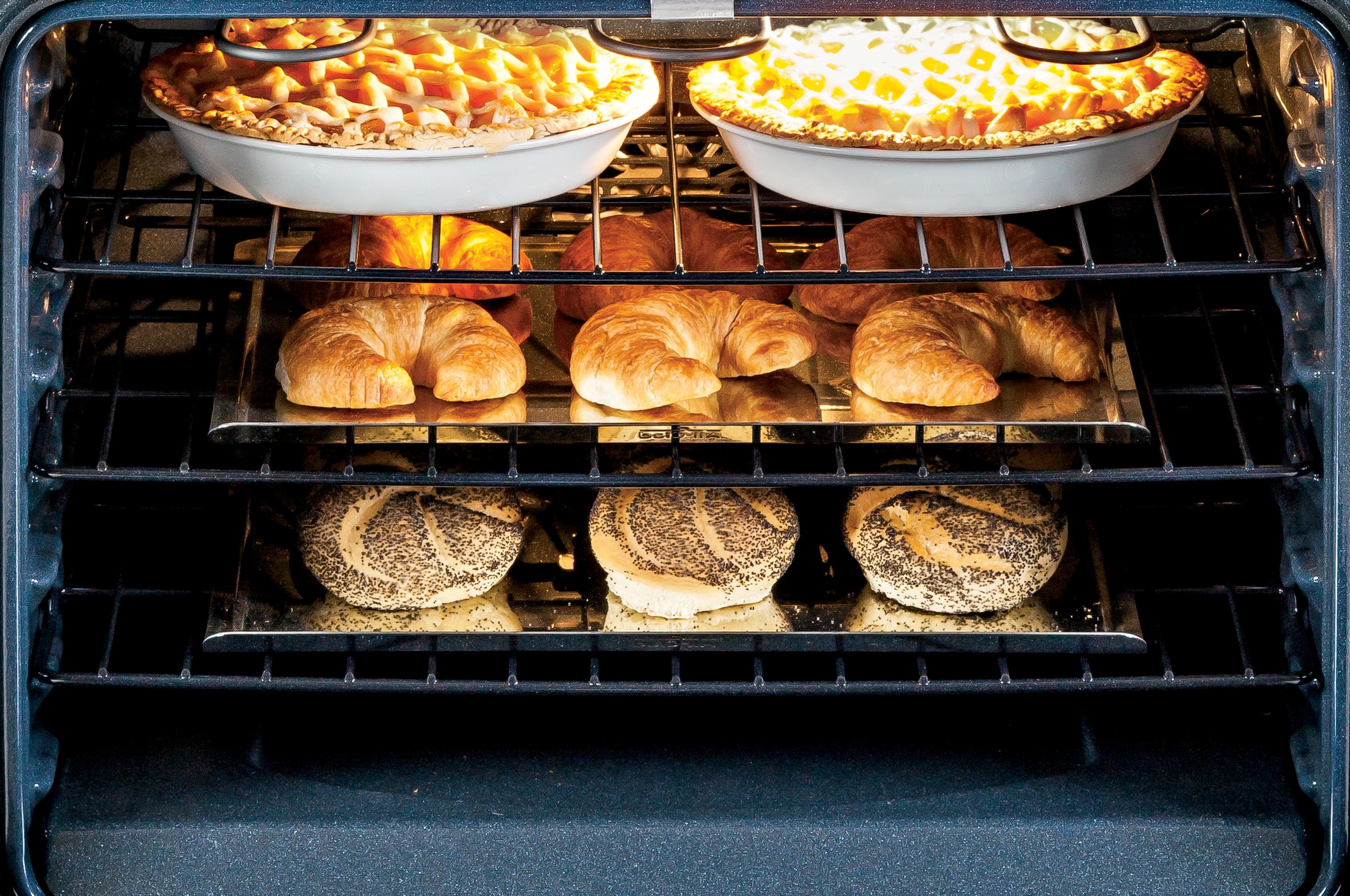 30" Slide-In Electric Range PS968DPBB, product image 3 of 7