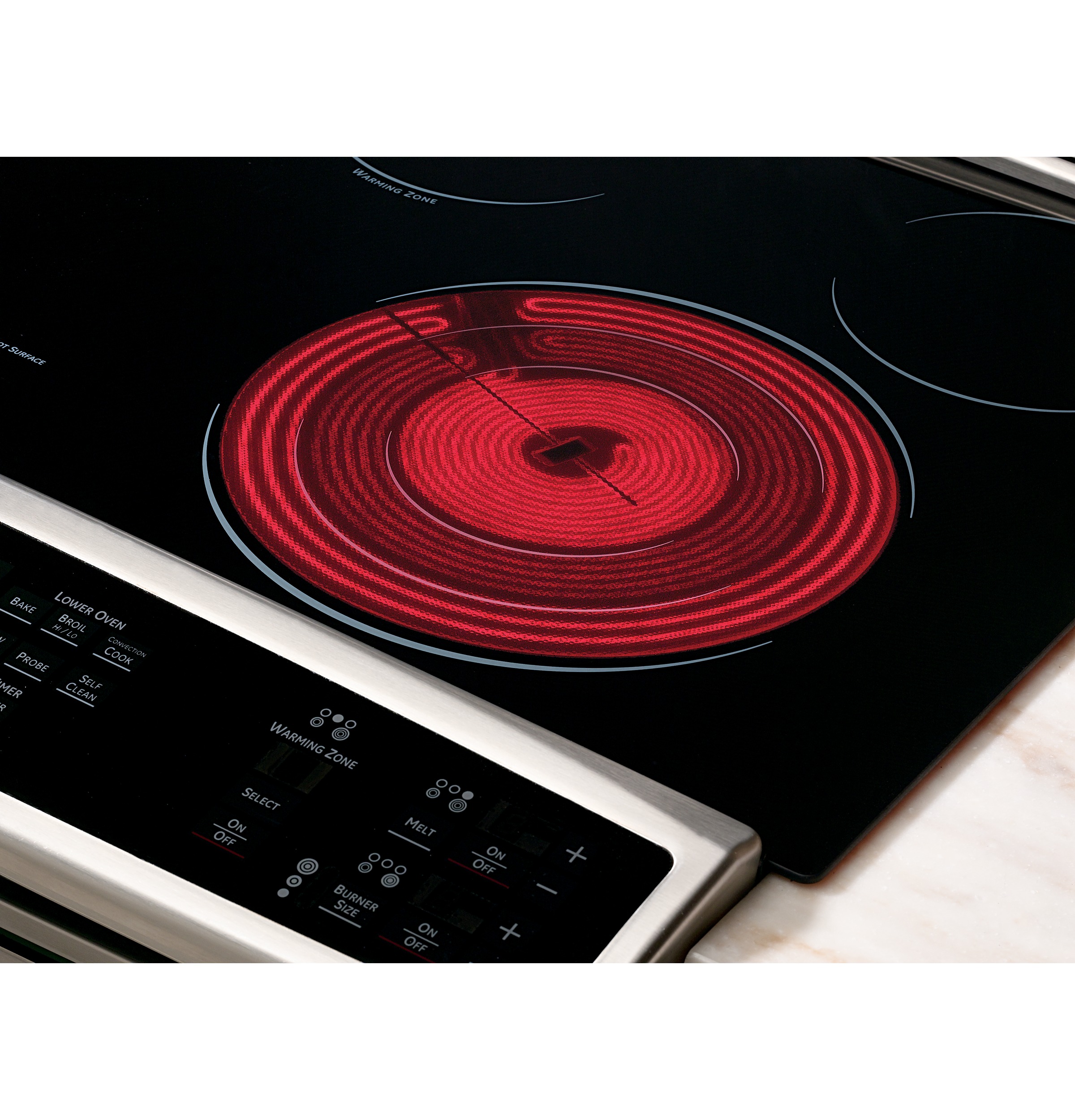 Slide-In Double Oven Electric Range PS978STSS, product image 5 of 11