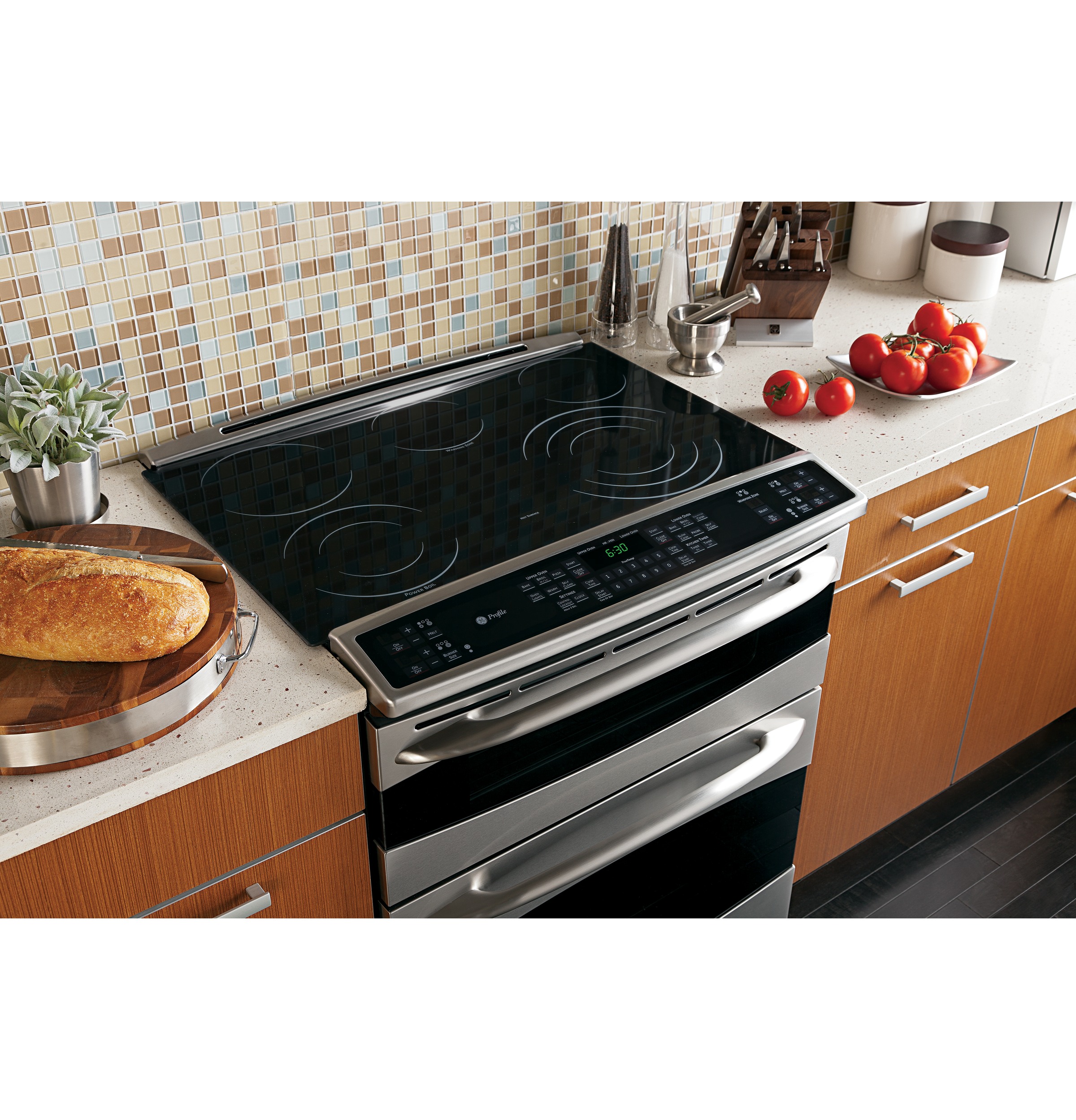 Slide-In Double Oven Electric Range PS978STSS, product image 6 of 11