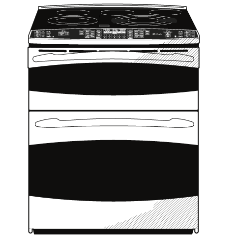 Slide-In Double Oven Electric Range PS978STSS, product image 9 of 11