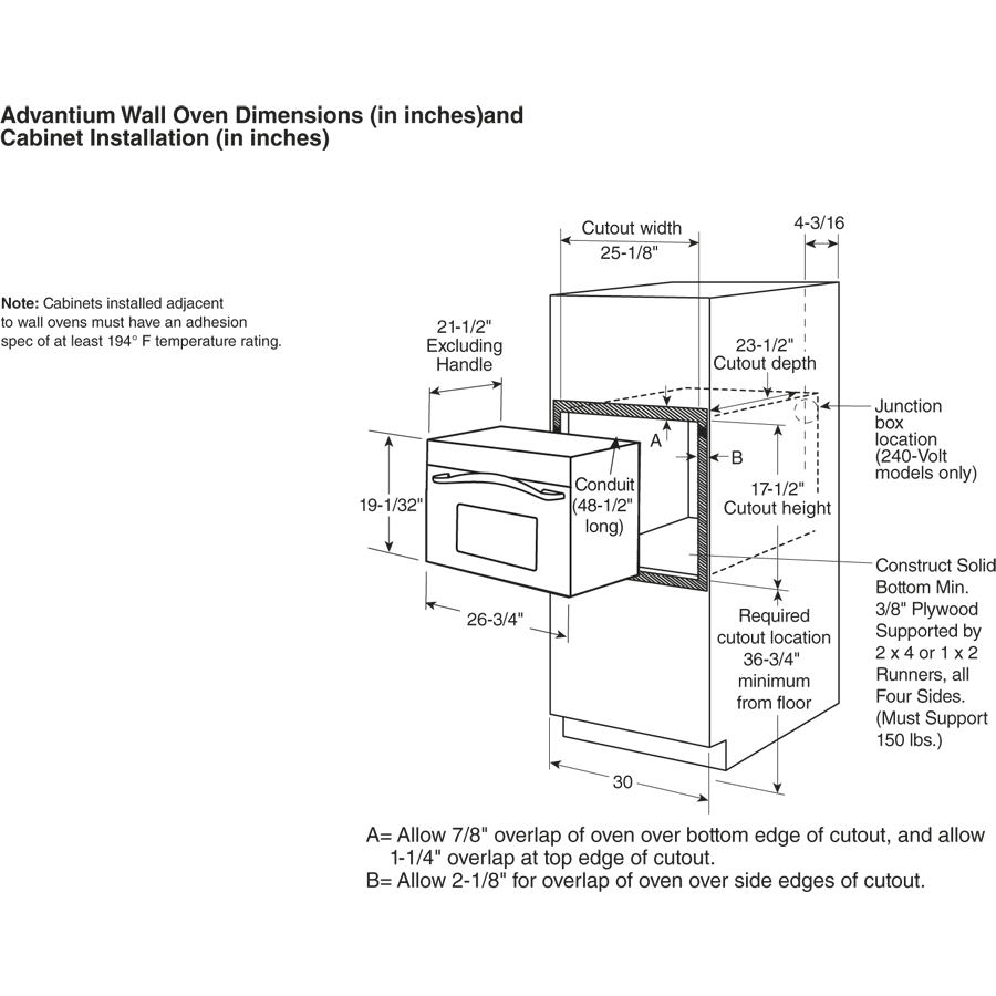 Advantium 120V - 27 in. Wall Oven PSB1000NWW