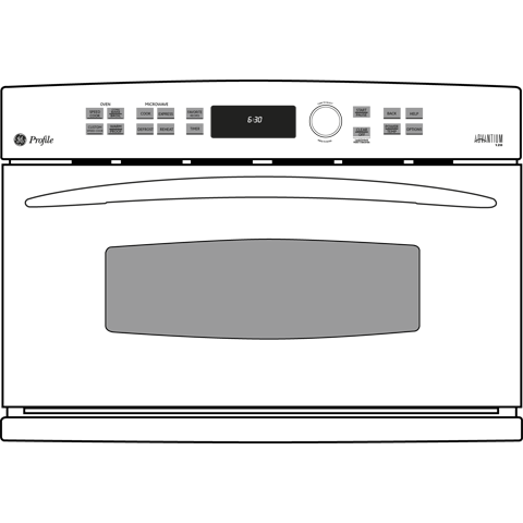 Advantium 120V - 30 in. Wall Oven PSB1200NBB