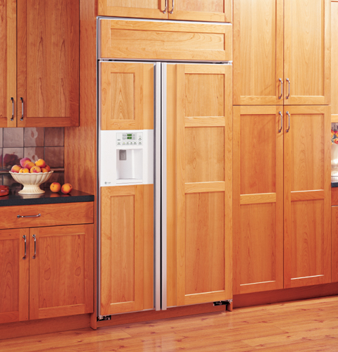 42" Built-In Side-by-Side Refrigerator with Dispenser PSB42LGRWV, product image 3 of 13