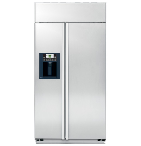 42" Built-In Stainless Side-by-Side Refrigerator with Electronic Dispenser PSB42LSRBV