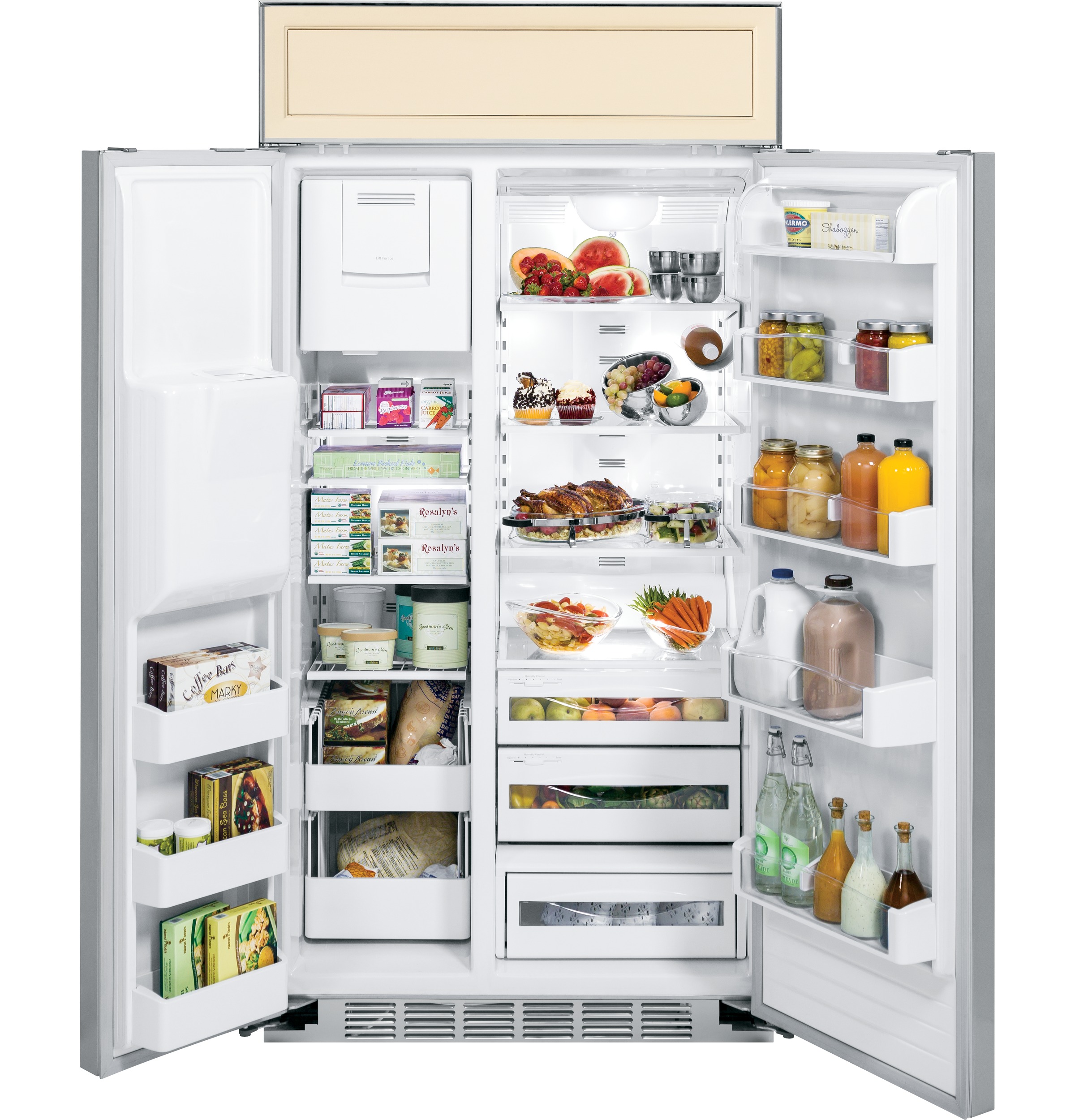 Series 42" Built-In Side-by-Side Refrigerator PSB42YPHSV