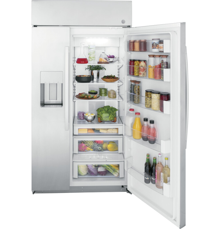 42" Smart Built-In Side-by-Side Refrigerator with Dispenser PSB42YSNSS