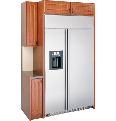 48" Built-In Stainless Side-by-Side Refrigerator with Electronic Dispenser PSB48LSRBV, product image 5 of 7
