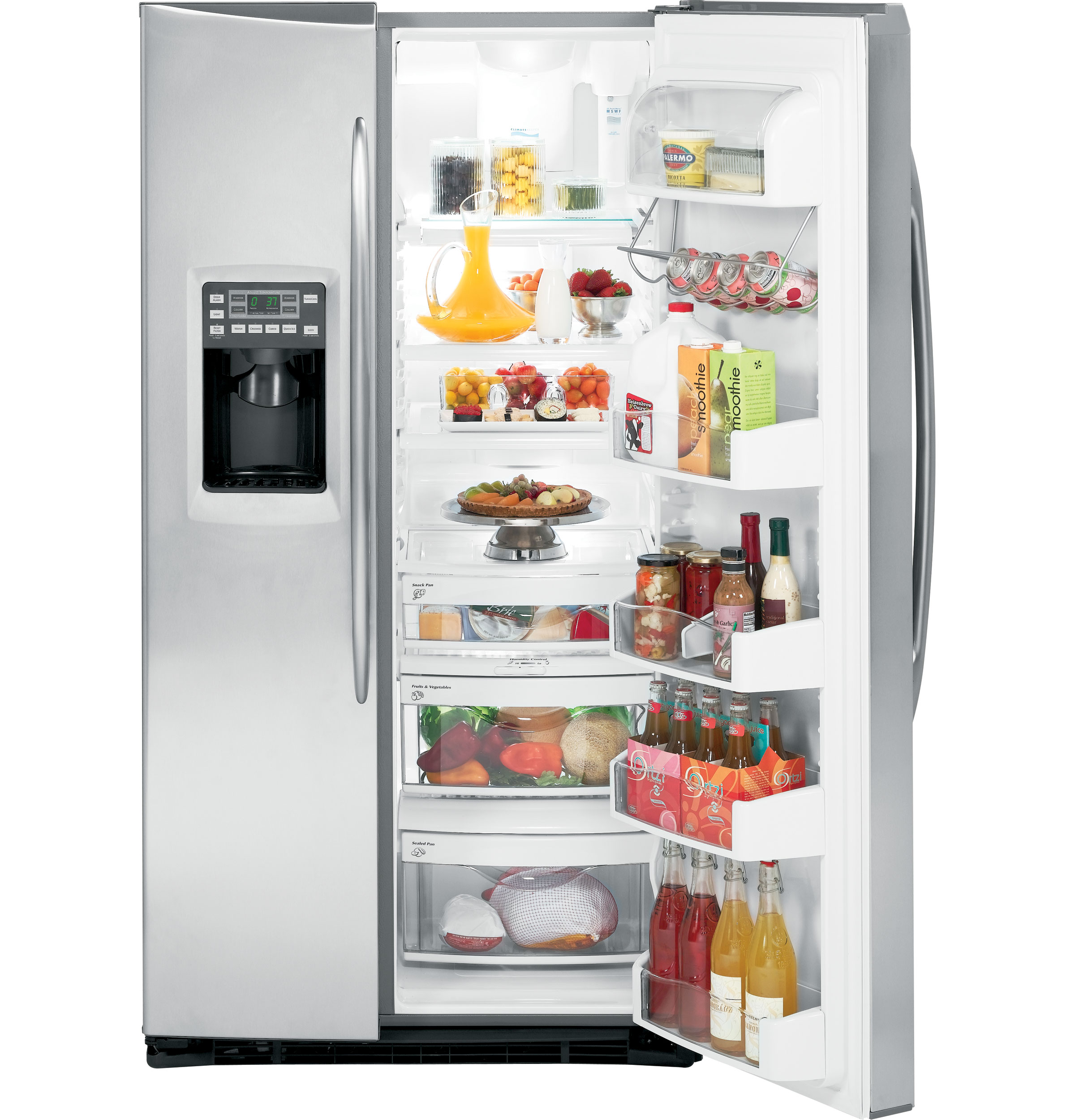 Series 48" Built-In Side-by-Side Refrigerator PSB48YGXSV, product image 12 of 19
