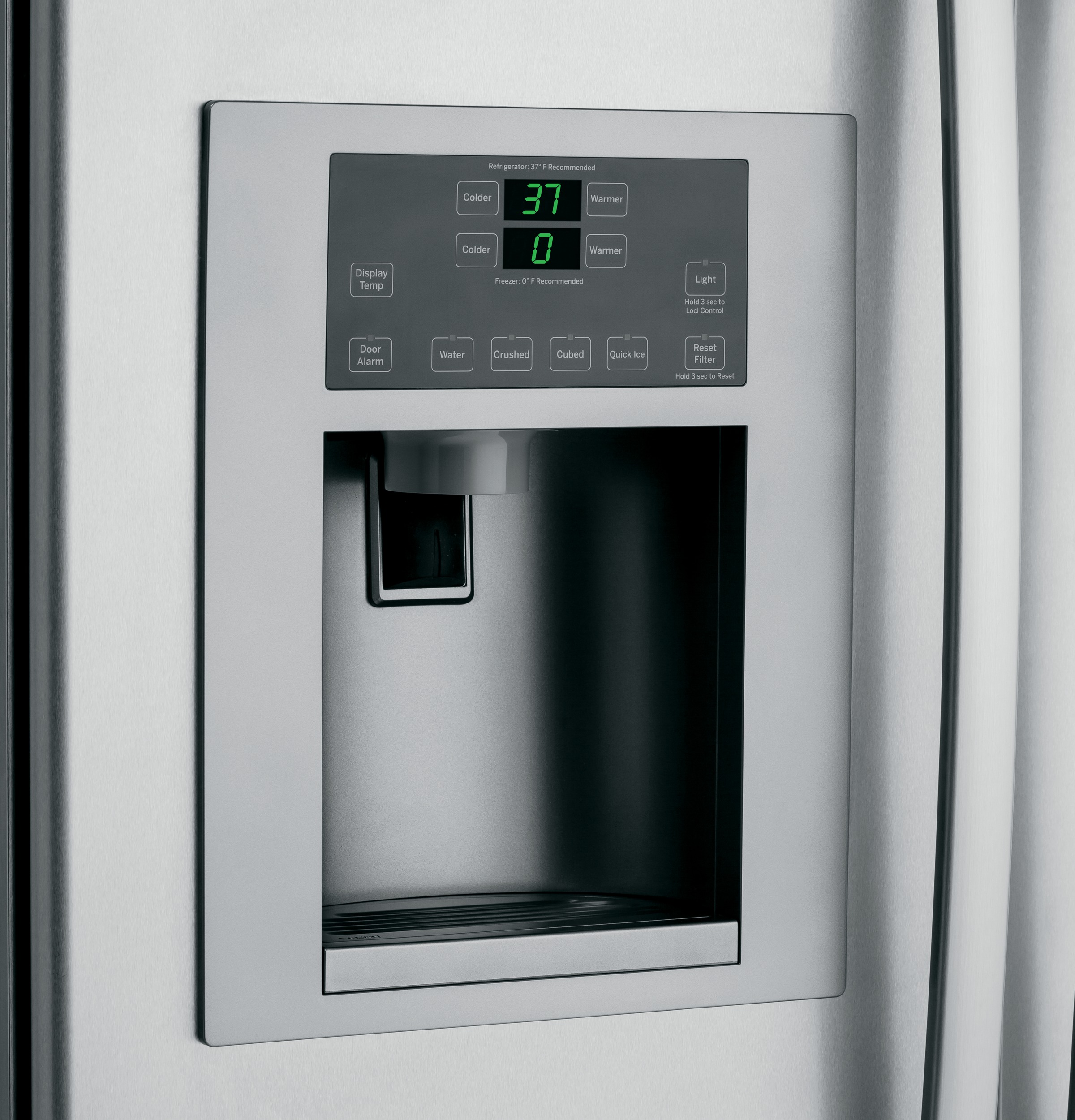 Series 48" Built-In Stainless Side-by-Side Refrigerator PSB48YSHSS