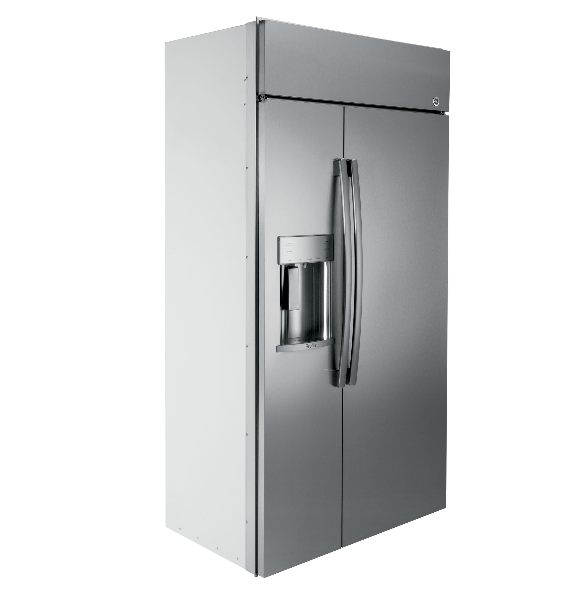Series 48" Built-In Side-by-Side Refrigerator with Dispenser PSB48YSKSS
