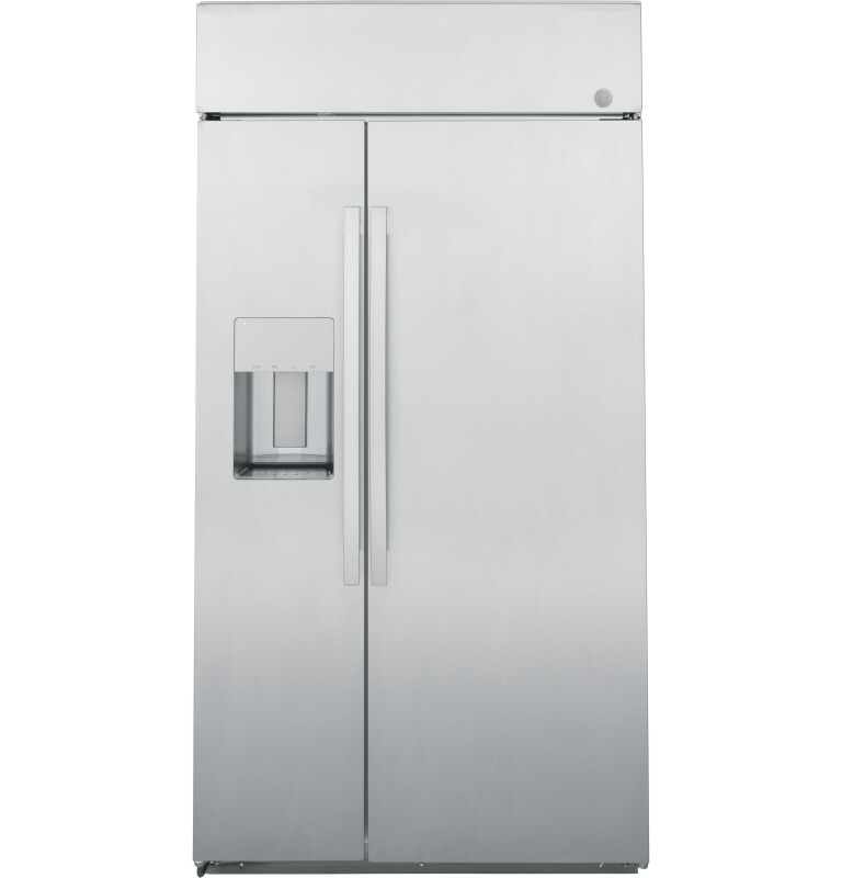 Ge Profile™ 48" Smart Built-in Side-by-side Refrigerator With Dispenser PSB48YSNSS