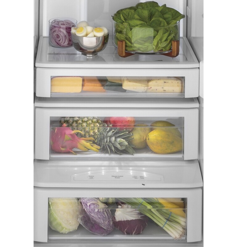 Ge Profile™ 48" Smart Built-in Side-by-side Refrigerator With Dispenser PSB48YSNSS