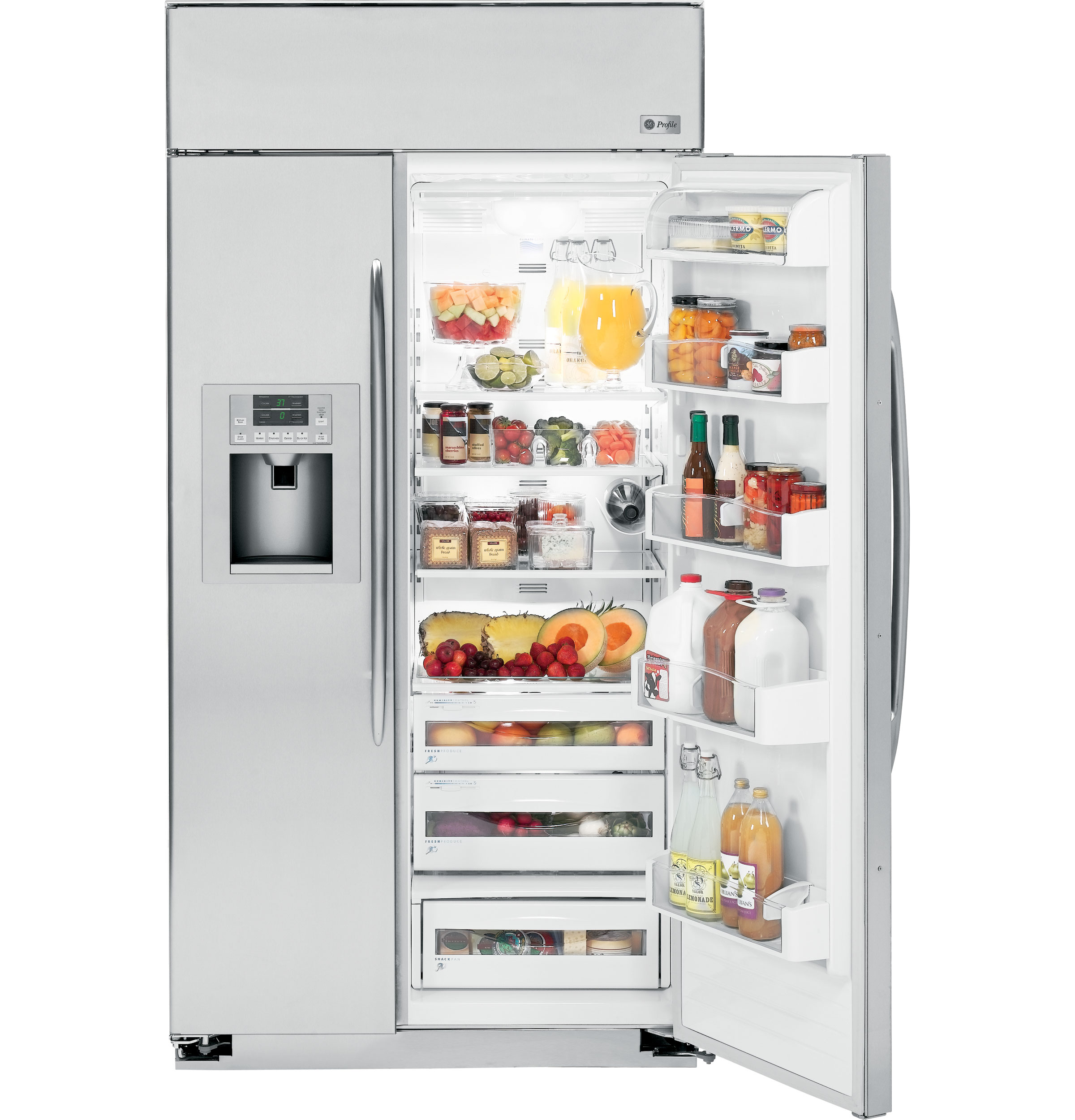 Series 48" Built-In Side-by-Side Refrigerator PSB48YSXSS