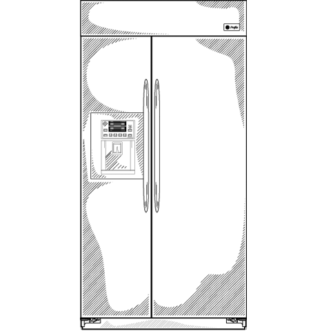 Series 48" Built-In Side-by-Side Refrigerator PSB48YSXSS
