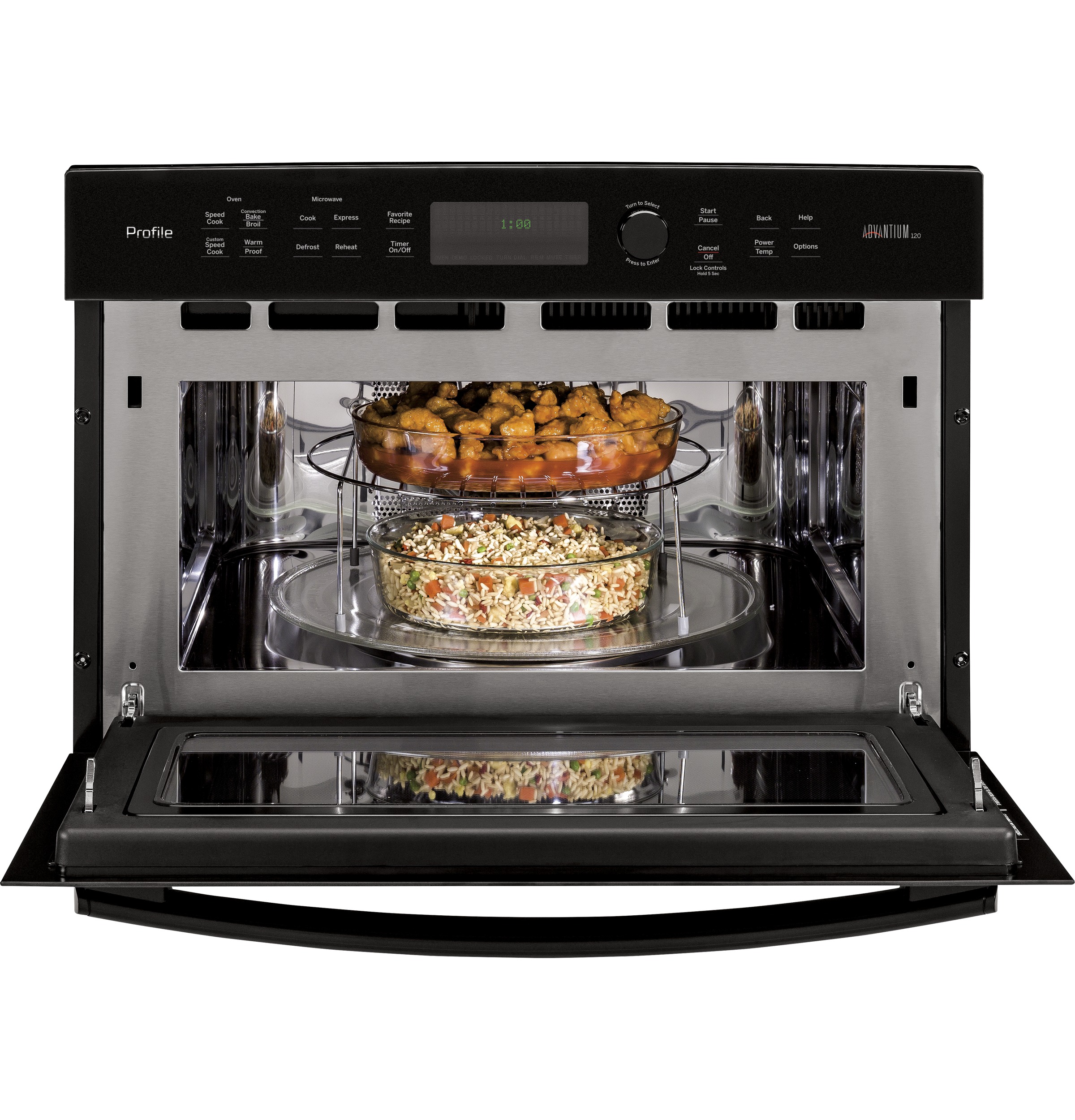 Series 27 in. Single Wall Oven Advantium Technology PSB9100DFBB