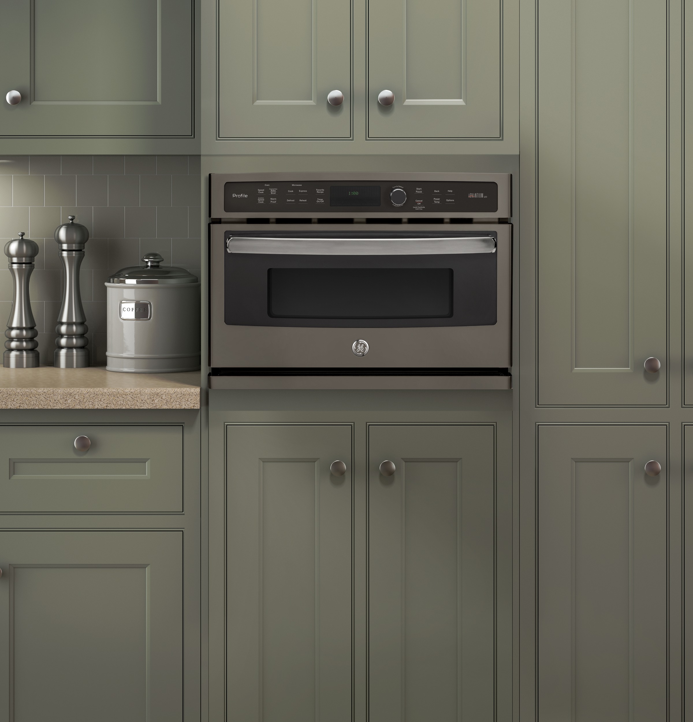 27 in. Single Wall Oven Advantium Technology PSB9100EFES