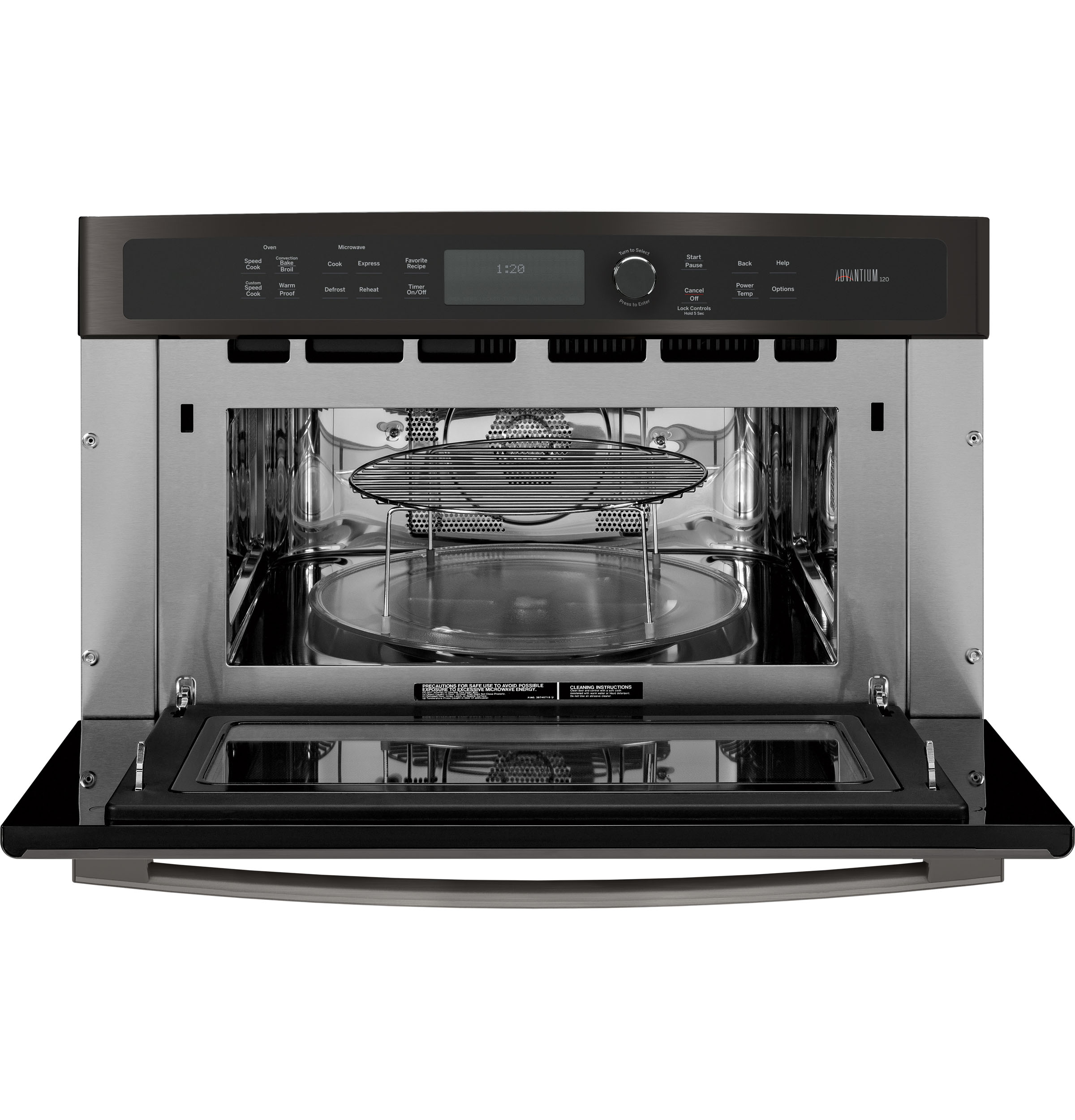 30 in. Single Wall Oven with Advantium Technology PSB9120BLTS