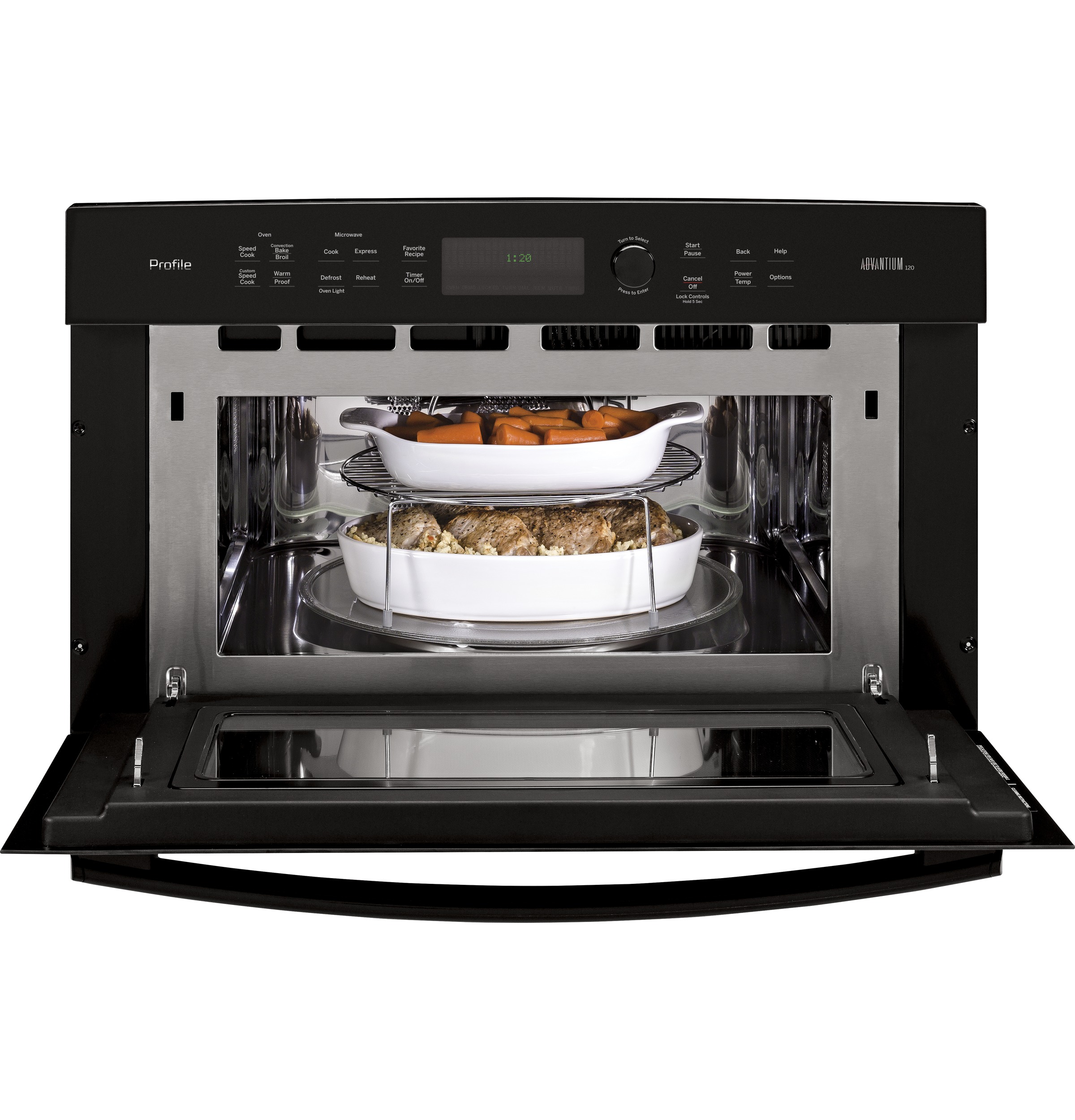 Series 30 in. Single Wall Oven with Advantium Technology PSB9120DFBB