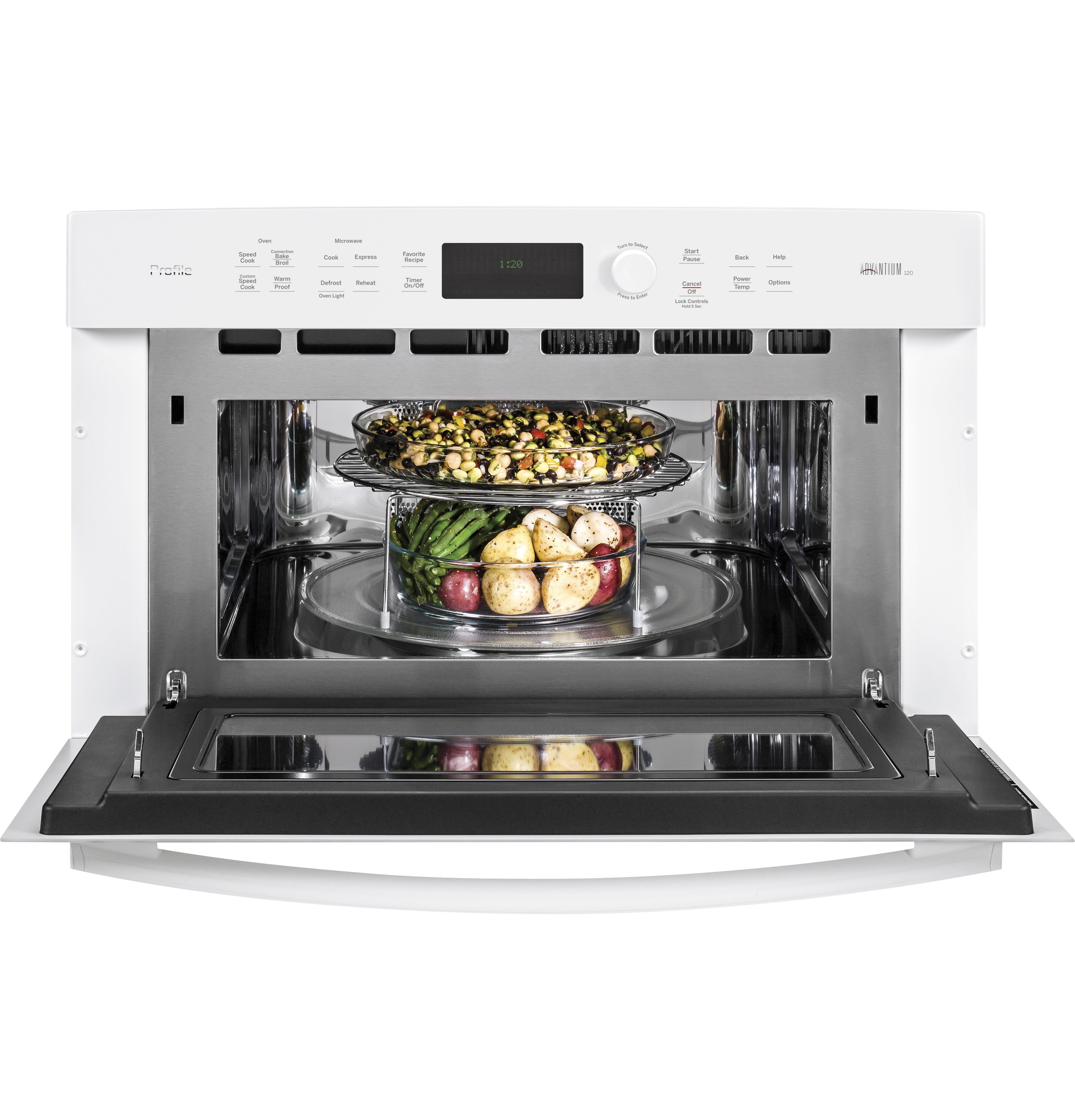 Series 30 in. Single Wall Oven with Advantium Technology PSB9120DFWW