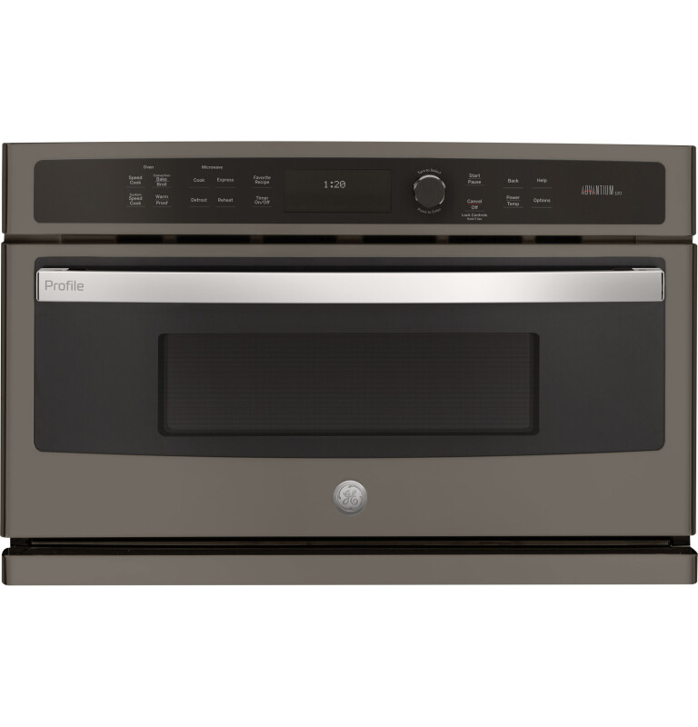 GE Profile 30 in. Single Wall Oven with Advantium Technology Slate PSB9120EFES Picture 1