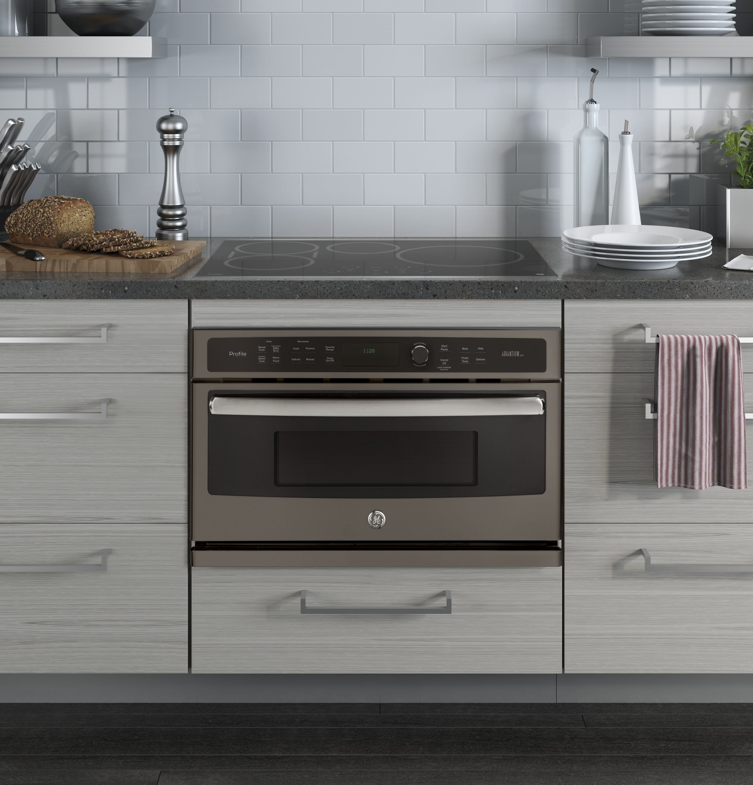 30 in. Single Wall Oven with Advantium Technology PSB9120EFES