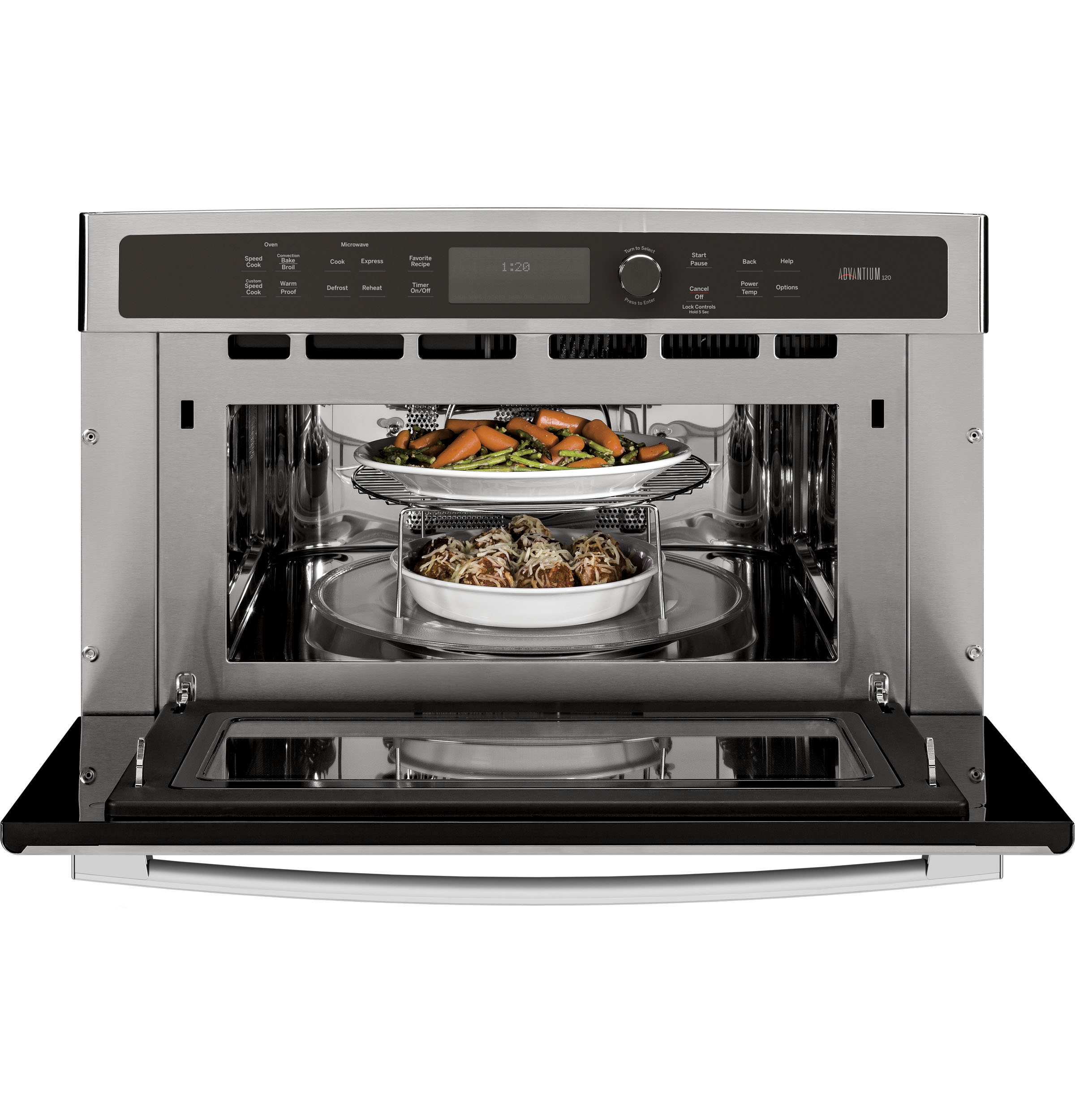 Ge Profile™ 30 In. Single Wall Oven With Advantium® Technology PSB9120SFSS