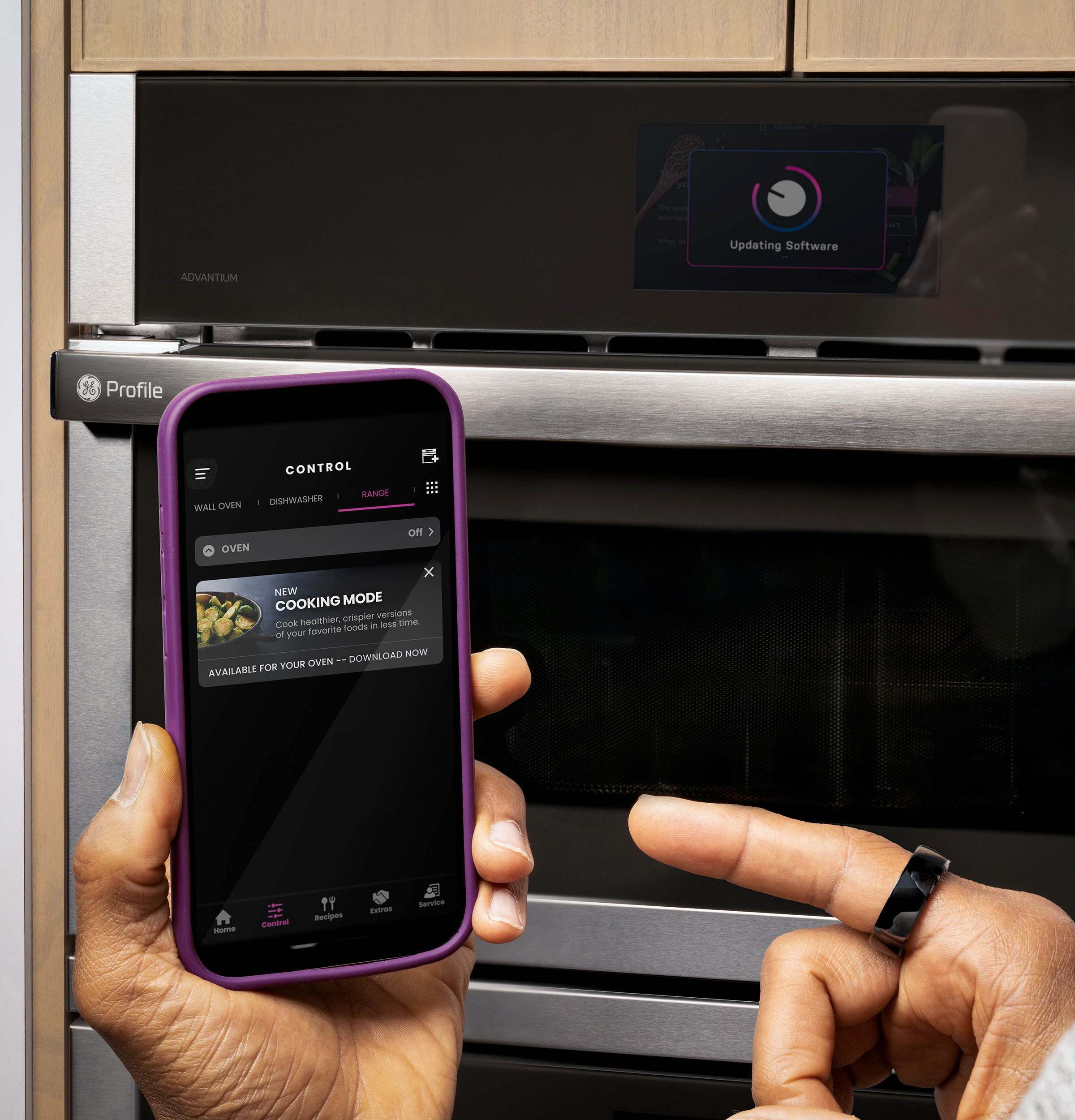 30" Single Wall Oven with 120V Advantium Technology view 10
