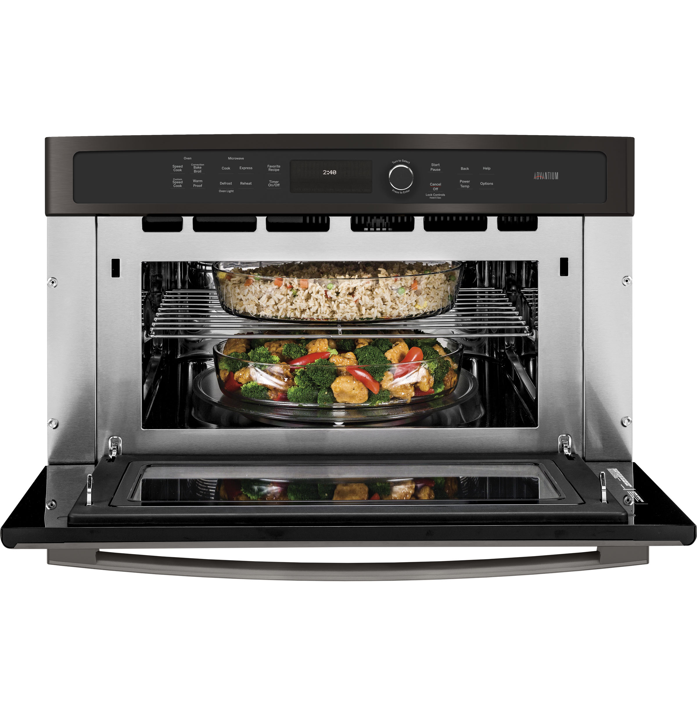30 in. Single Wall Oven with Advantium Technology PSB9240BLTS
