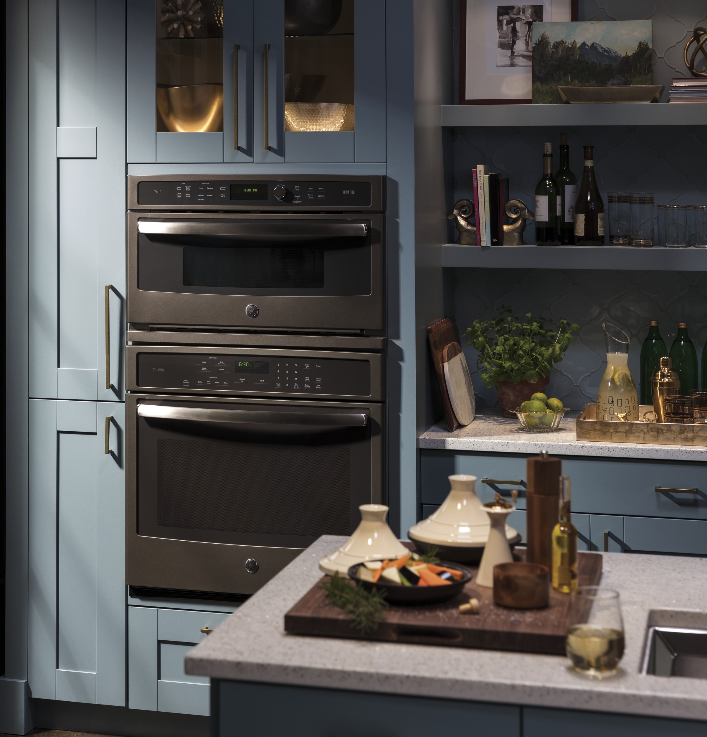 30 in. Single Wall Oven with Advantium Technology PSB9240EFES