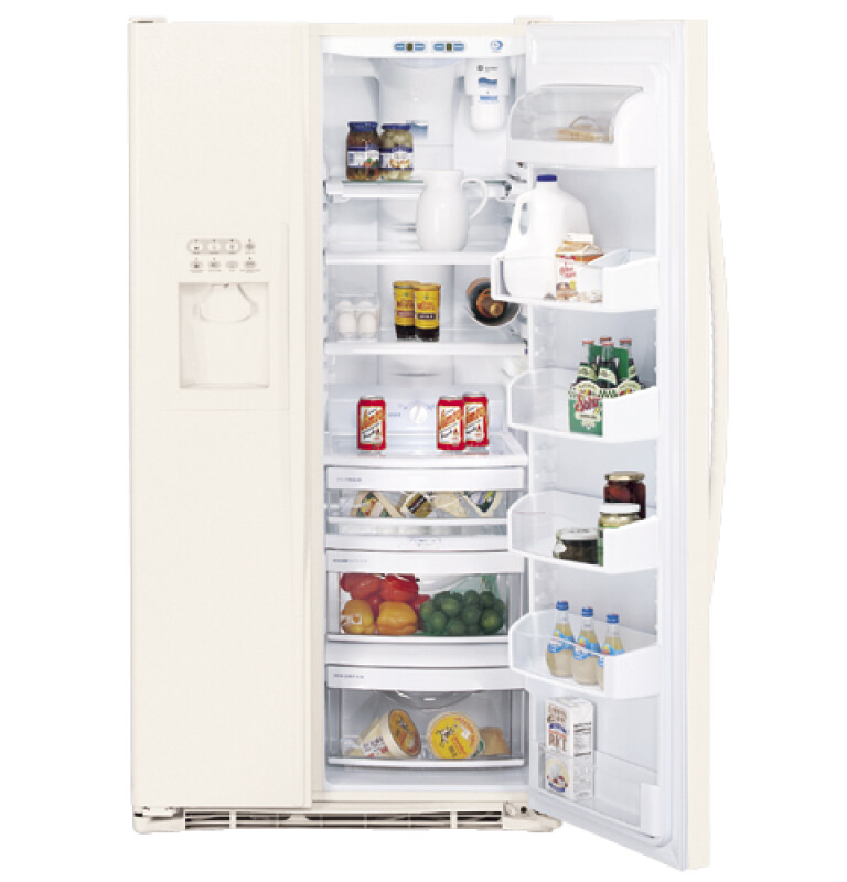GE Profile Arctica CustomStyle Side-By-Side Refrigerator Bisque PSC23MGNCC Picture 1