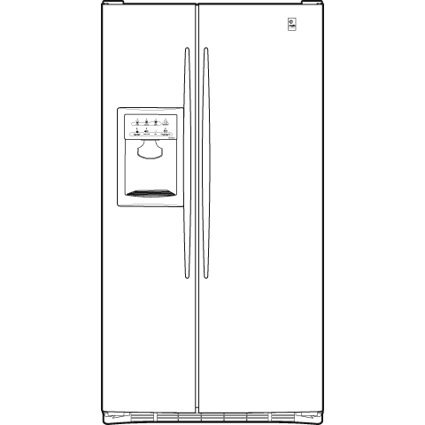 CustomStyle 22.6 Cu. Ft. Side-By-Side Refrigerator PSC23NGSBB