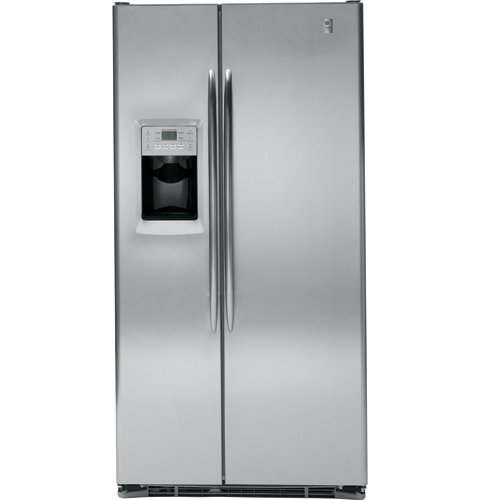 Counter-depth 24.6 Cu. Ft. Stainless Side-by-Side Refrigerator PSC25MSWSS, product image 2 of 5