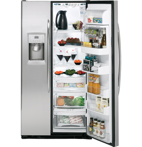 Counter-Depth 24.6 Cu. Ft. Stainless Side-by-Side PSC25PSTSS