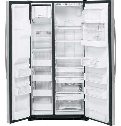 Counter-Depth 24.6 Cu. Ft. Stainless Side-by-Side PSC25PSTSS
