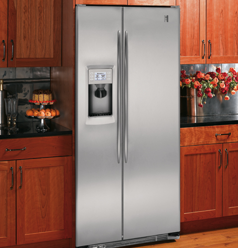 Counter-depth 24.6 Cu. Ft. Side-by-Side Refrigerator PSC25PSWSS, product image 4 of 9