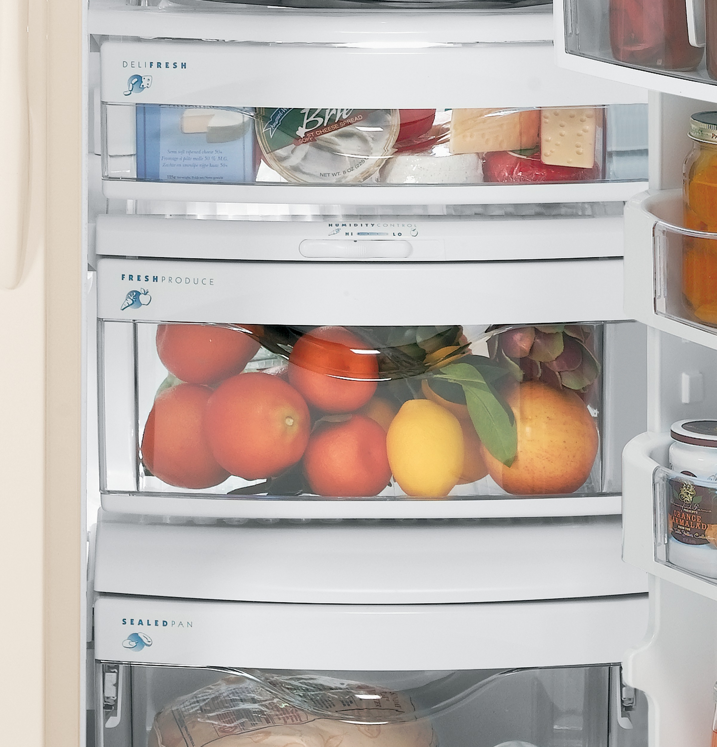 23.3 Cu. Ft. Side-by-Side Refrigerator PSCF3RGXCC