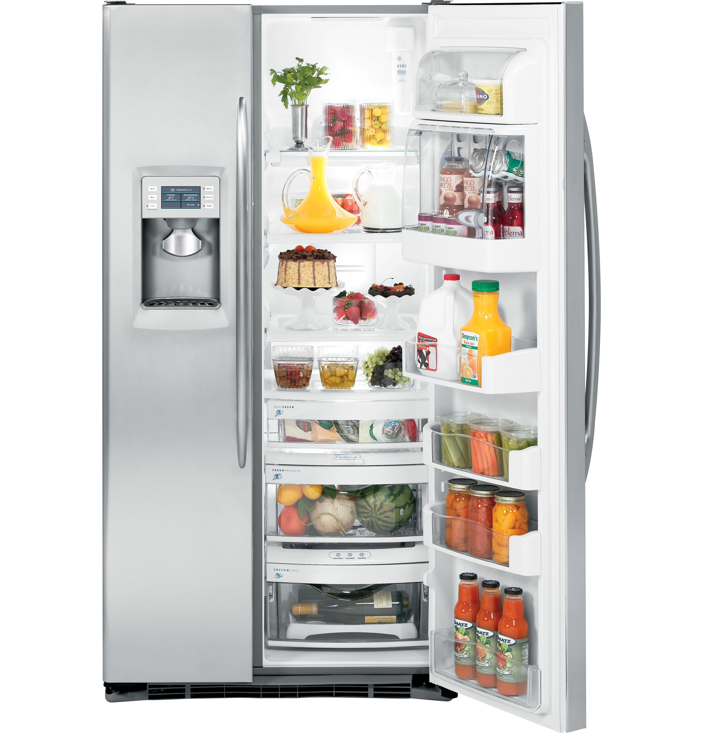 24.6 Cu. Ft. Side-by-Side Refrigerator PSDS5YGXSS, product image 2 of 8