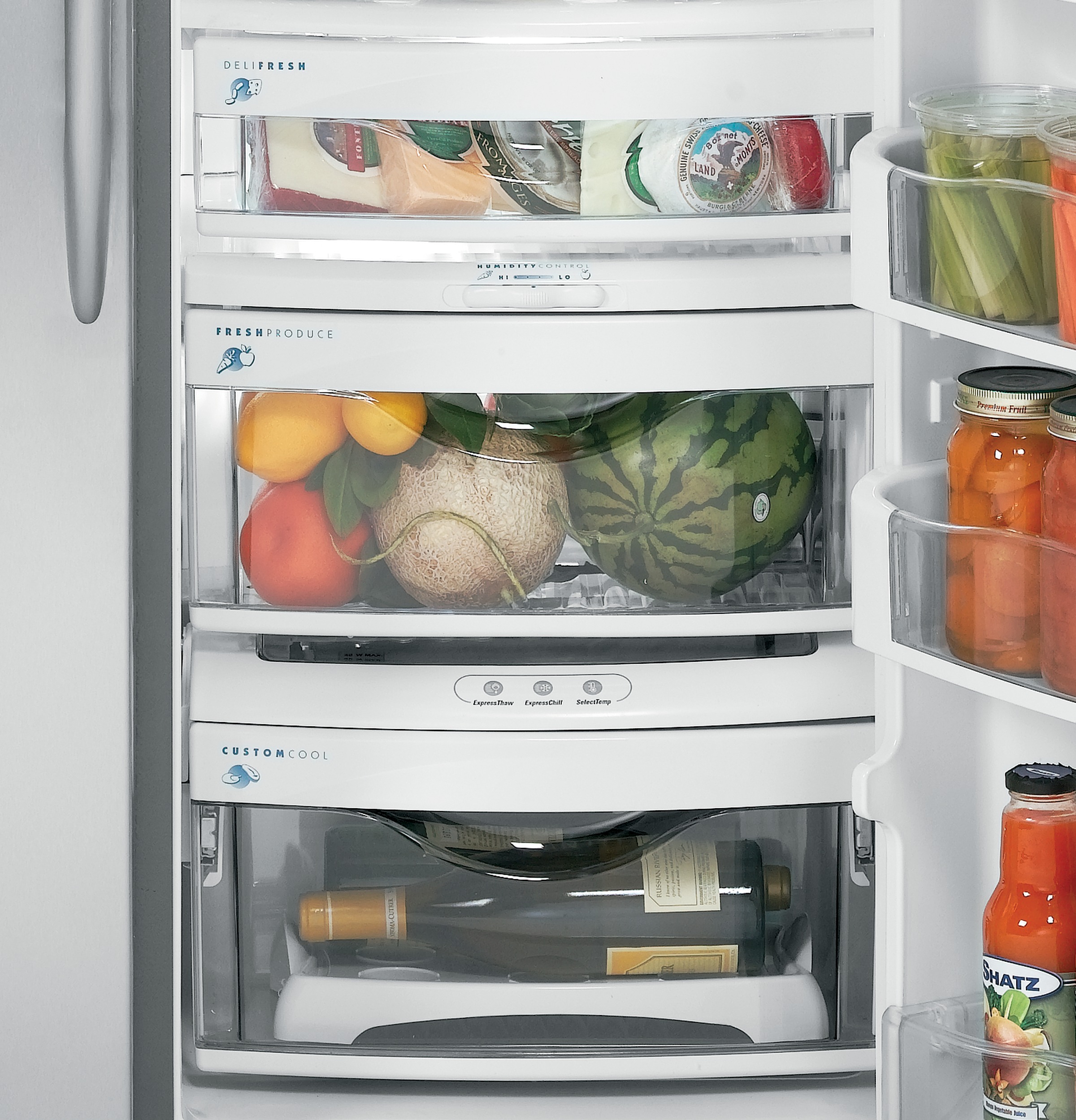 24.6 Cu. Ft. Side-by-Side Refrigerator PSDS5YGXSS, product image 5 of 8