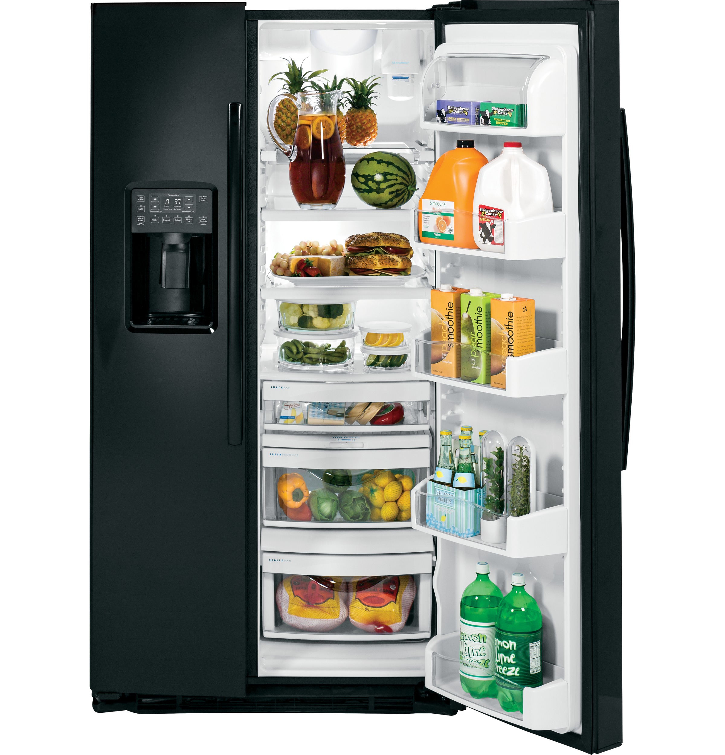 Series 25.3 Cu. Ft. Side-by-Side Refrigerator PSE25KGHBB