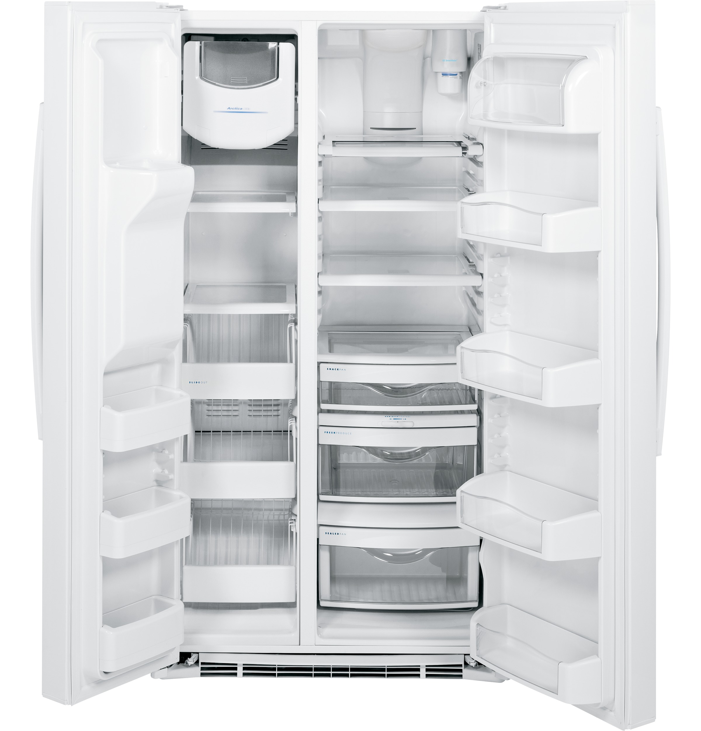 Series 25.3 Cu. Ft. Side-by-Side Refrigerator PSE25KGHWW, product image 3 of 11