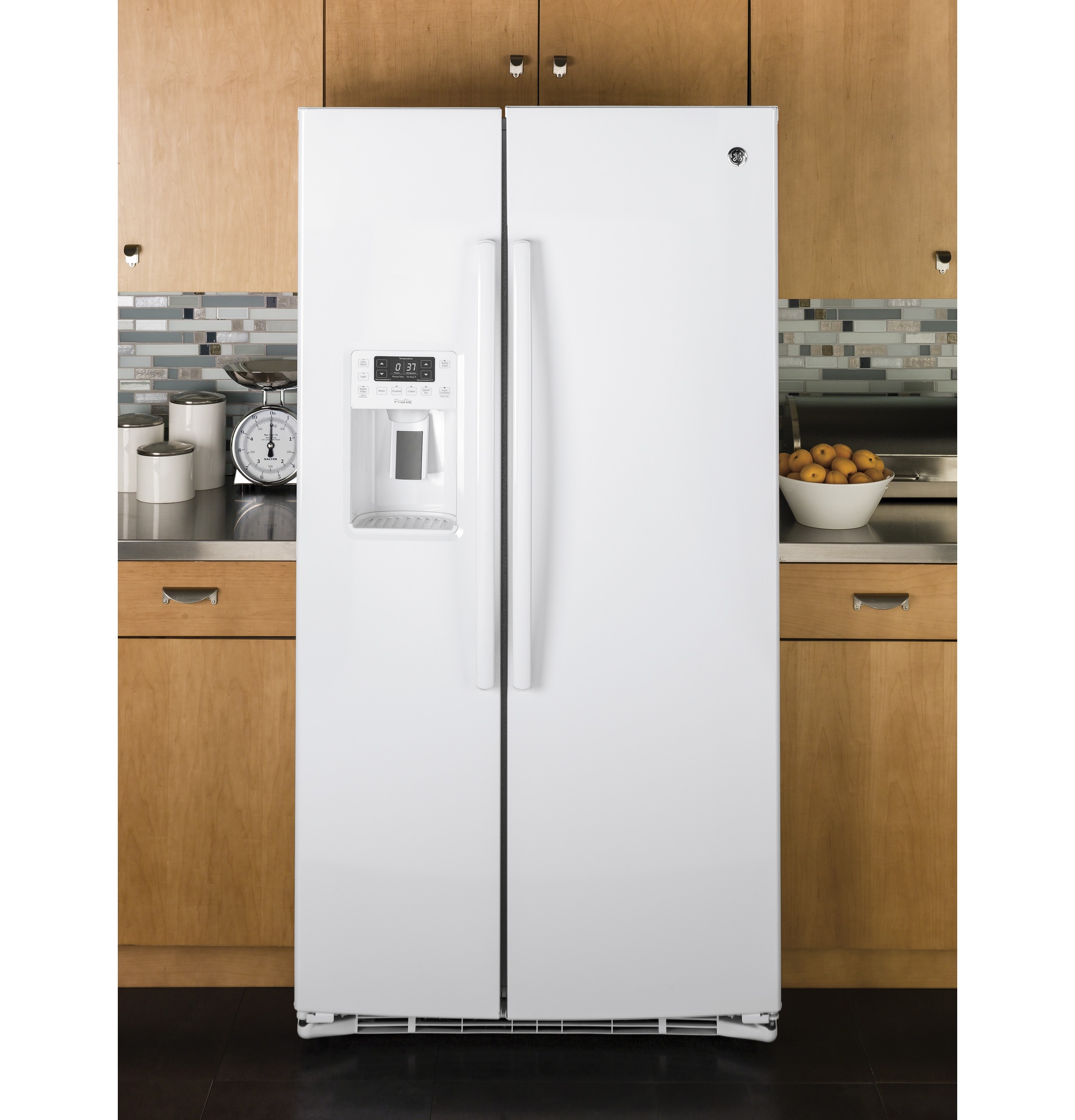 Series 25.3 Cu. Ft. Side-by-Side Refrigerator PSE25KGHWW, product image 5 of 11