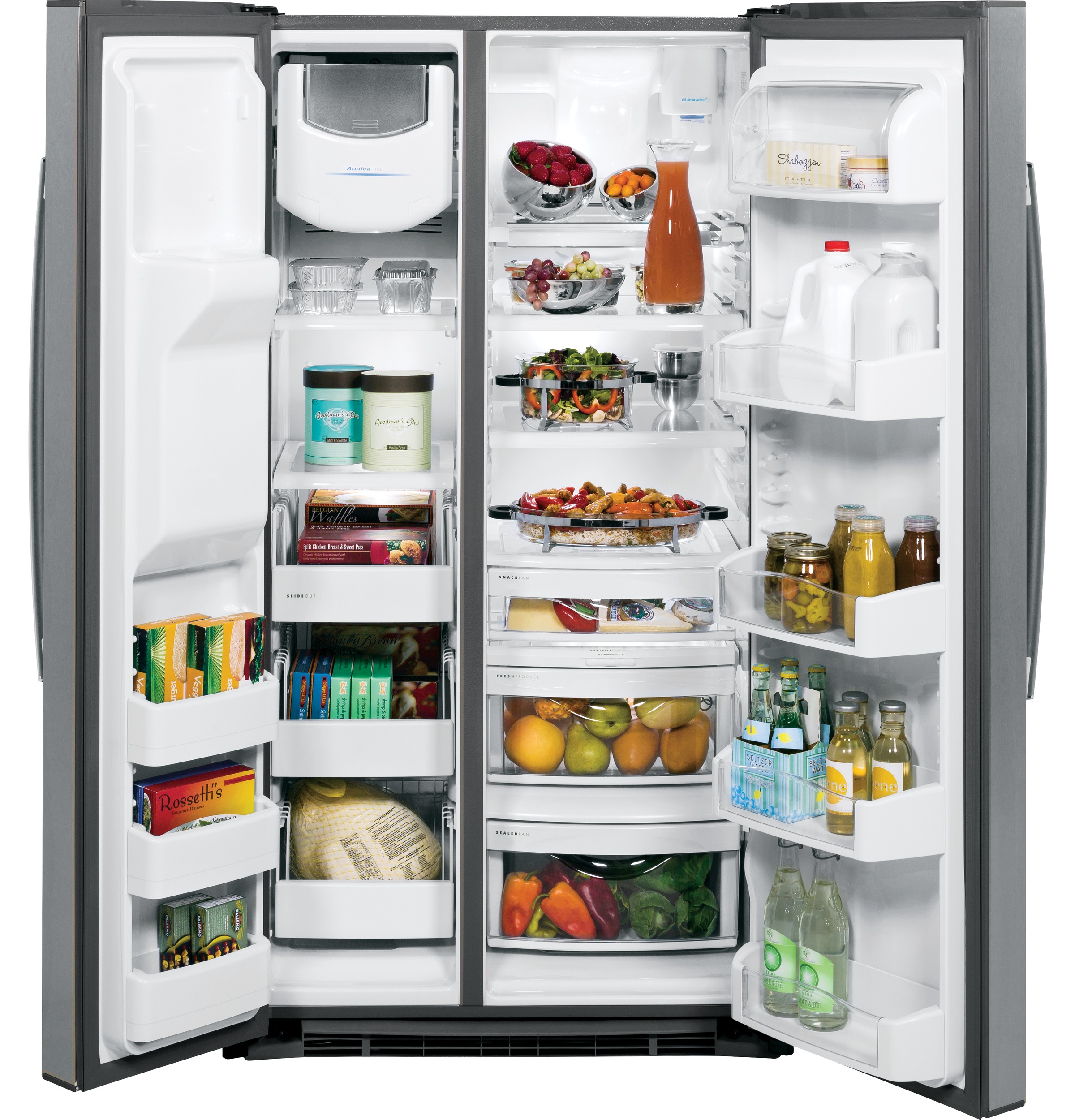 Series 25.3 Cu. Ft. Side-by-Side Refrigerator PSE25KSHSS