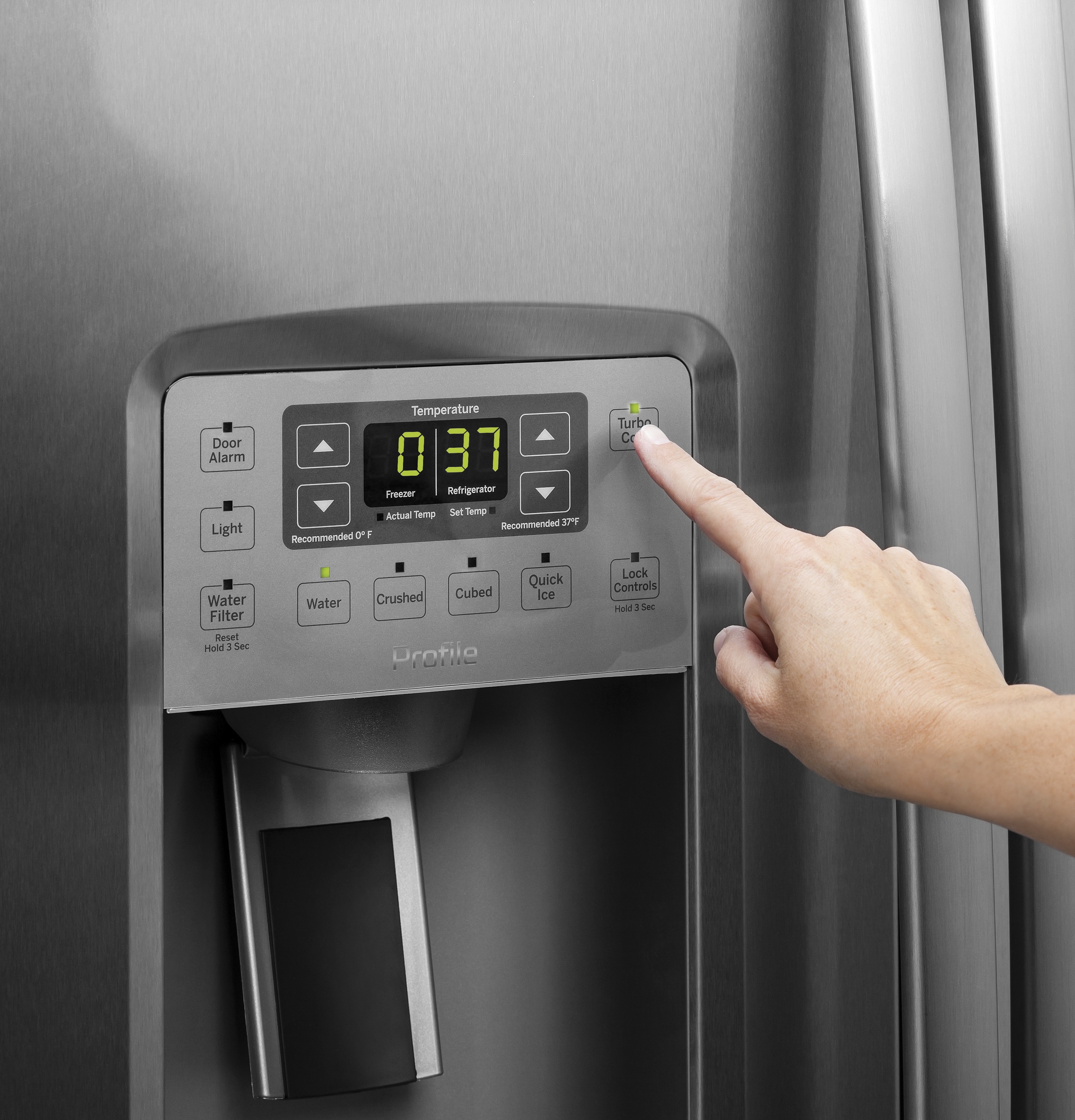 Series 25.3 Cu. Ft. Side-by-Side Refrigerator PSE25KSHSS