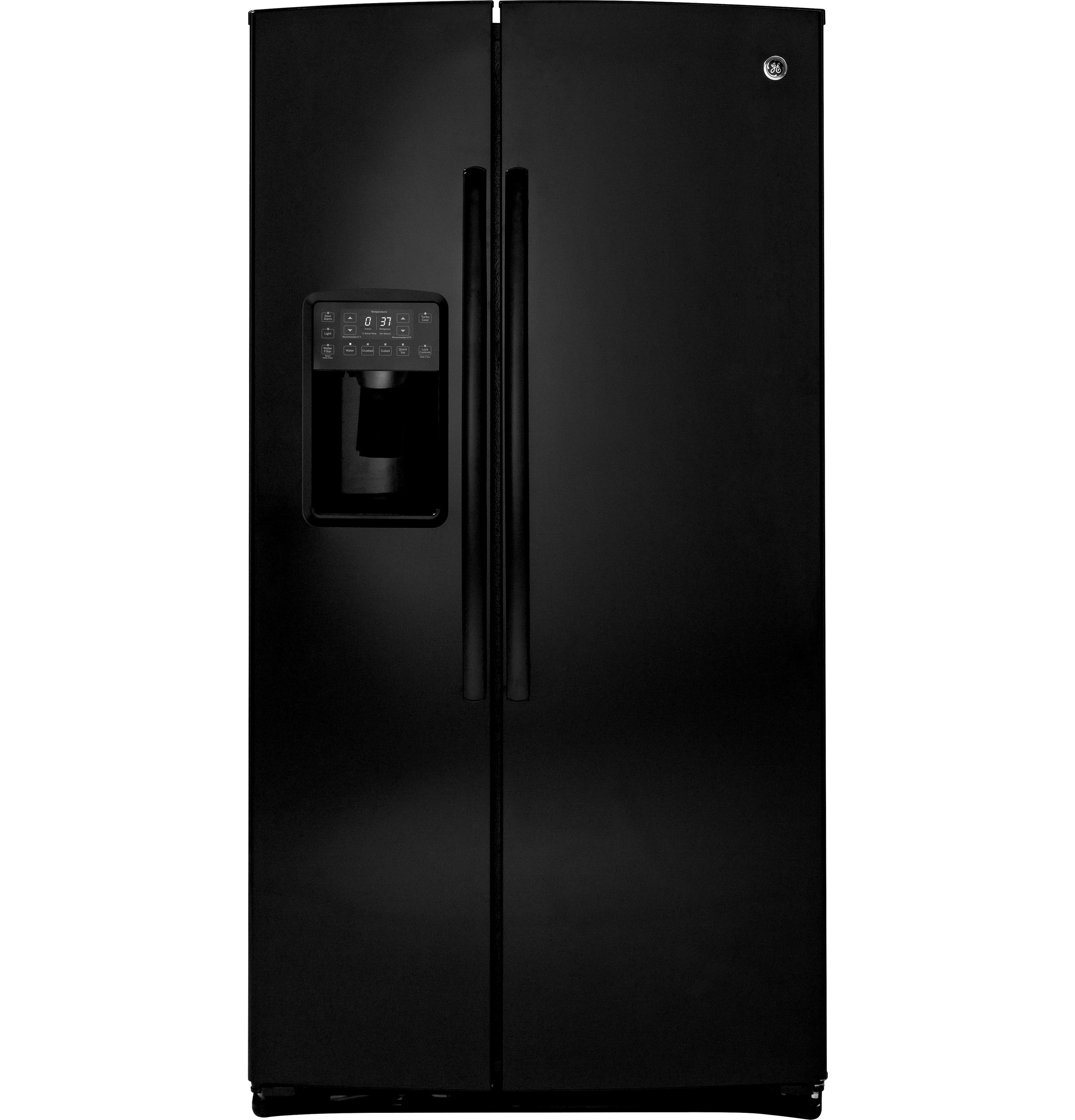 GE Profile Series 25.9 Cu. Ft. Side-by-Side Refrigerator Black PSE26KGEBB Picture 1