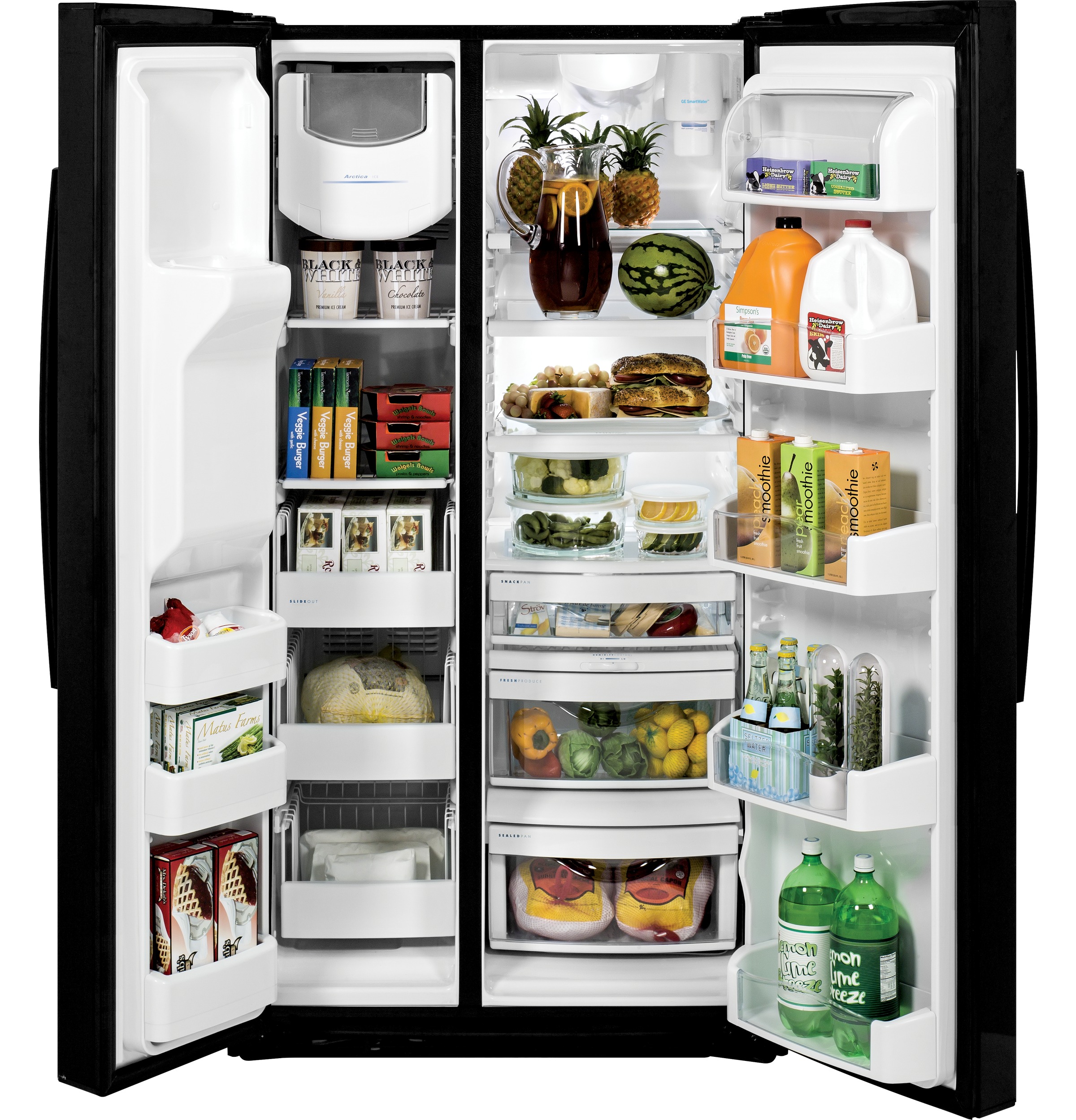 Series 25.9 Cu. Ft. Side-by-Side Refrigerator PSE26KGEBB